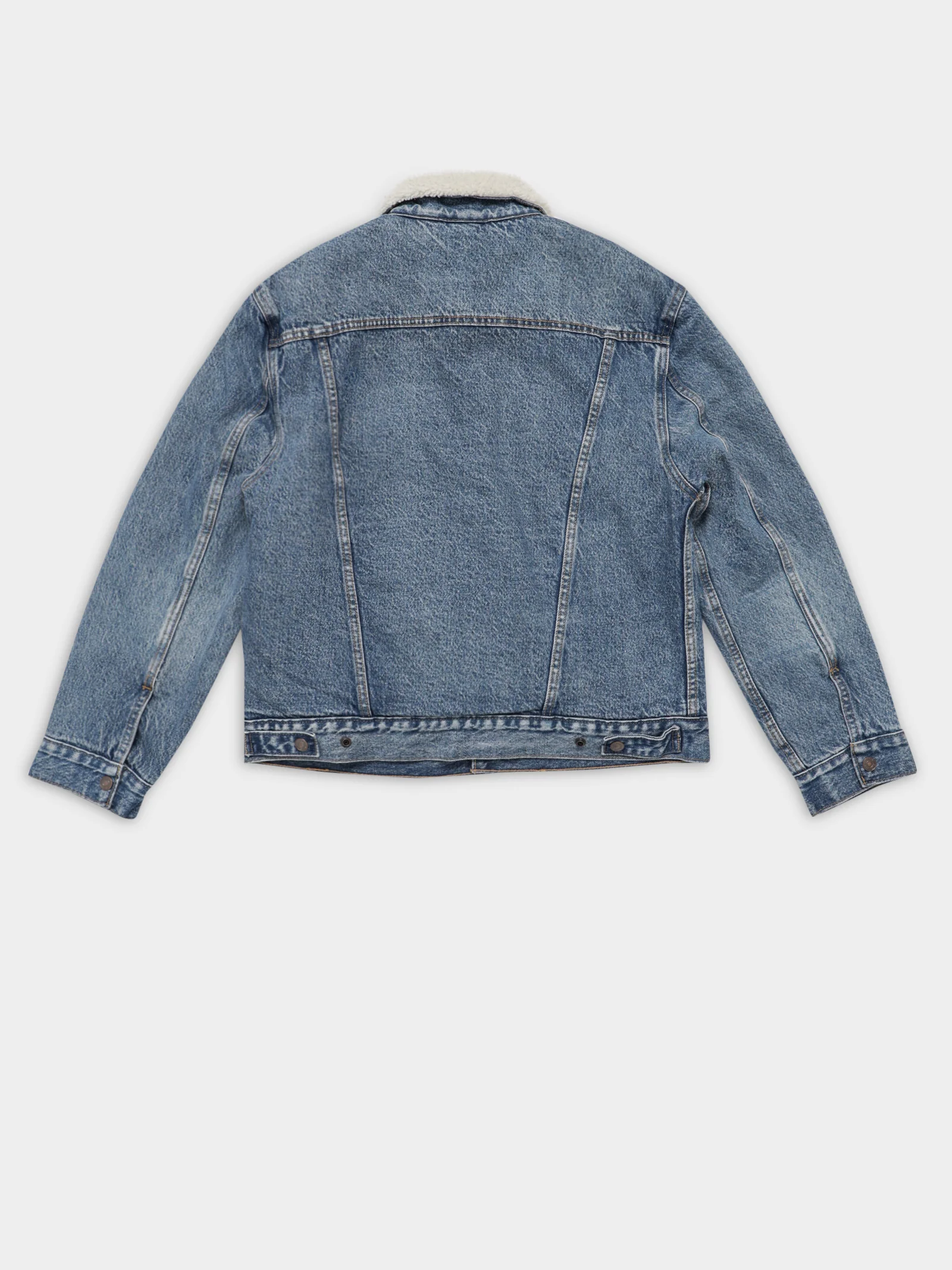 Ex Boyfriend Sherpa Trucker Jacket - Image 7