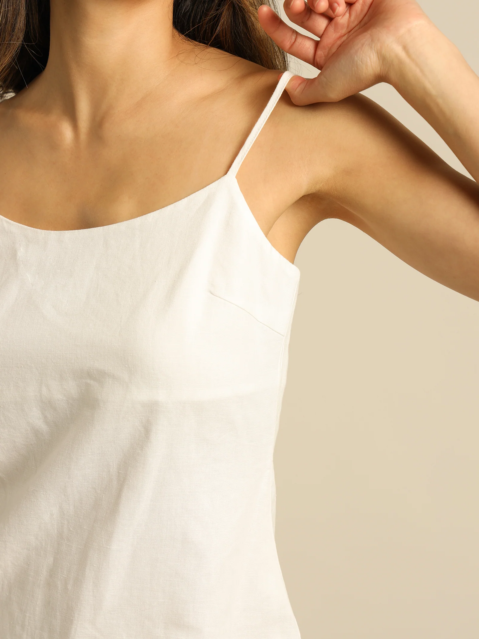 Ezra Linen Mini Dress - Image 5