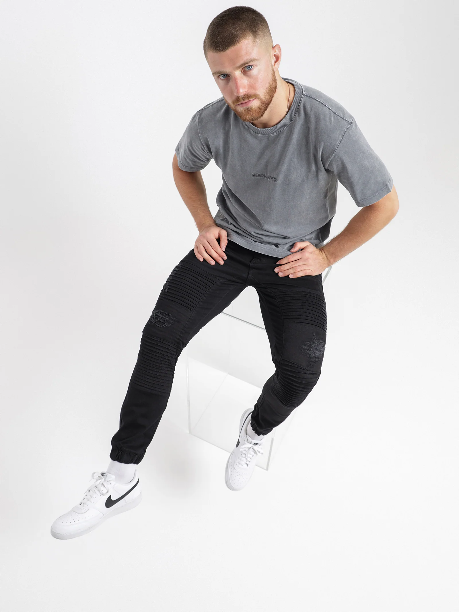 Falcon Moto Denim Jeans - Image 4