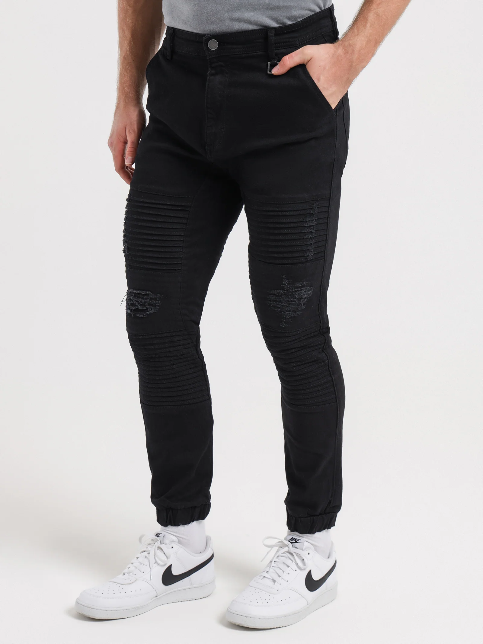 Falcon Moto Denim Jeans - Image 5