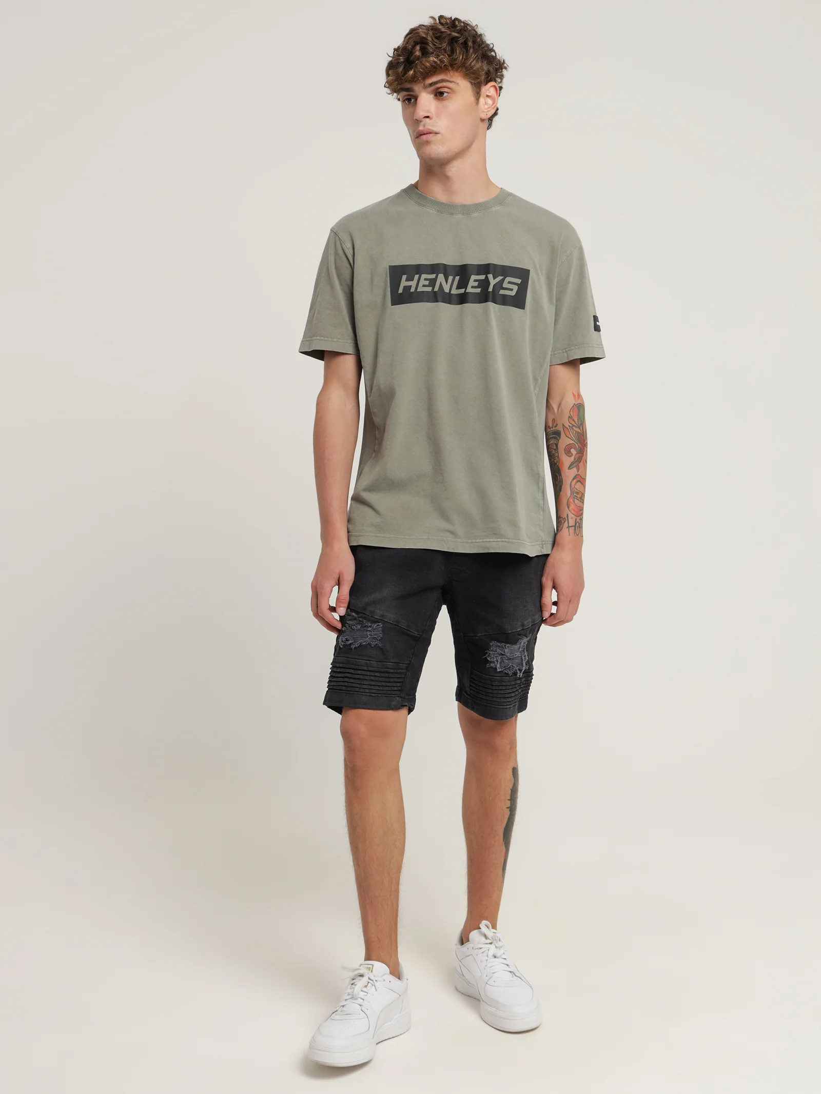 Falcon Moto Denim Short - Image 3