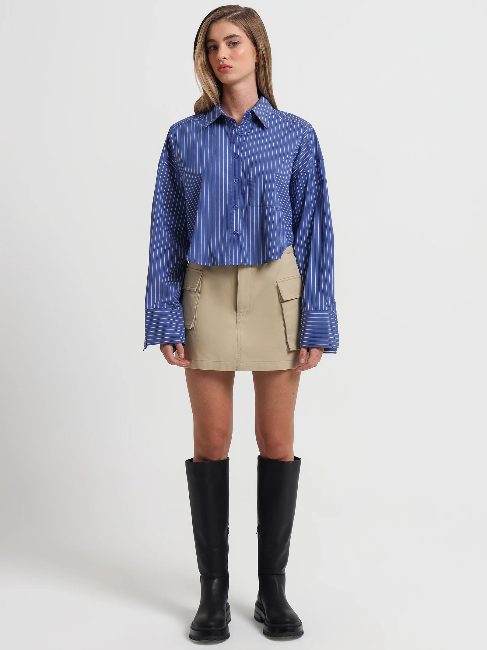 Farah Pocket Detail Mini Skirt - Image 4