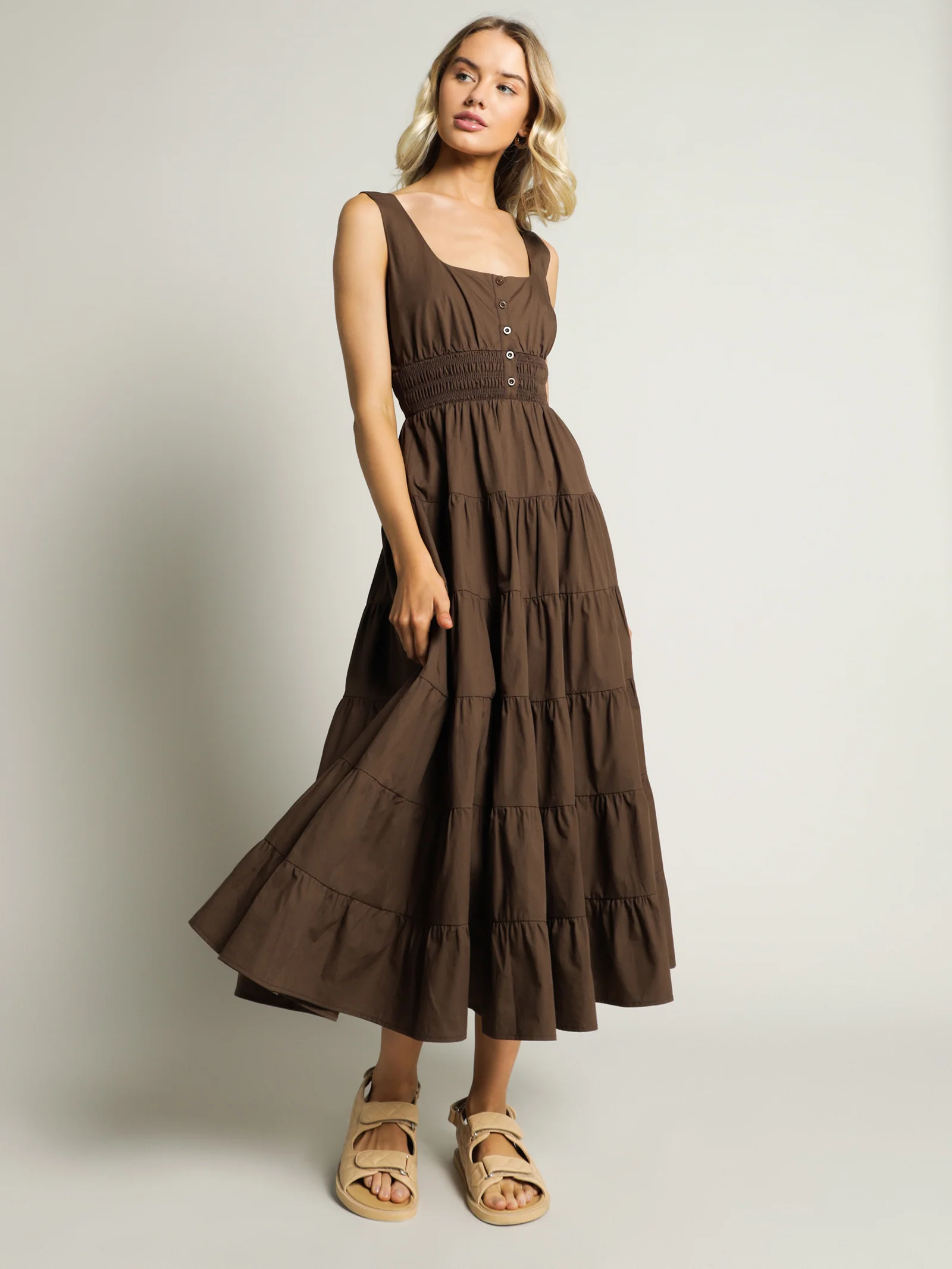 Fay Poplin Midi Dress - Image 2