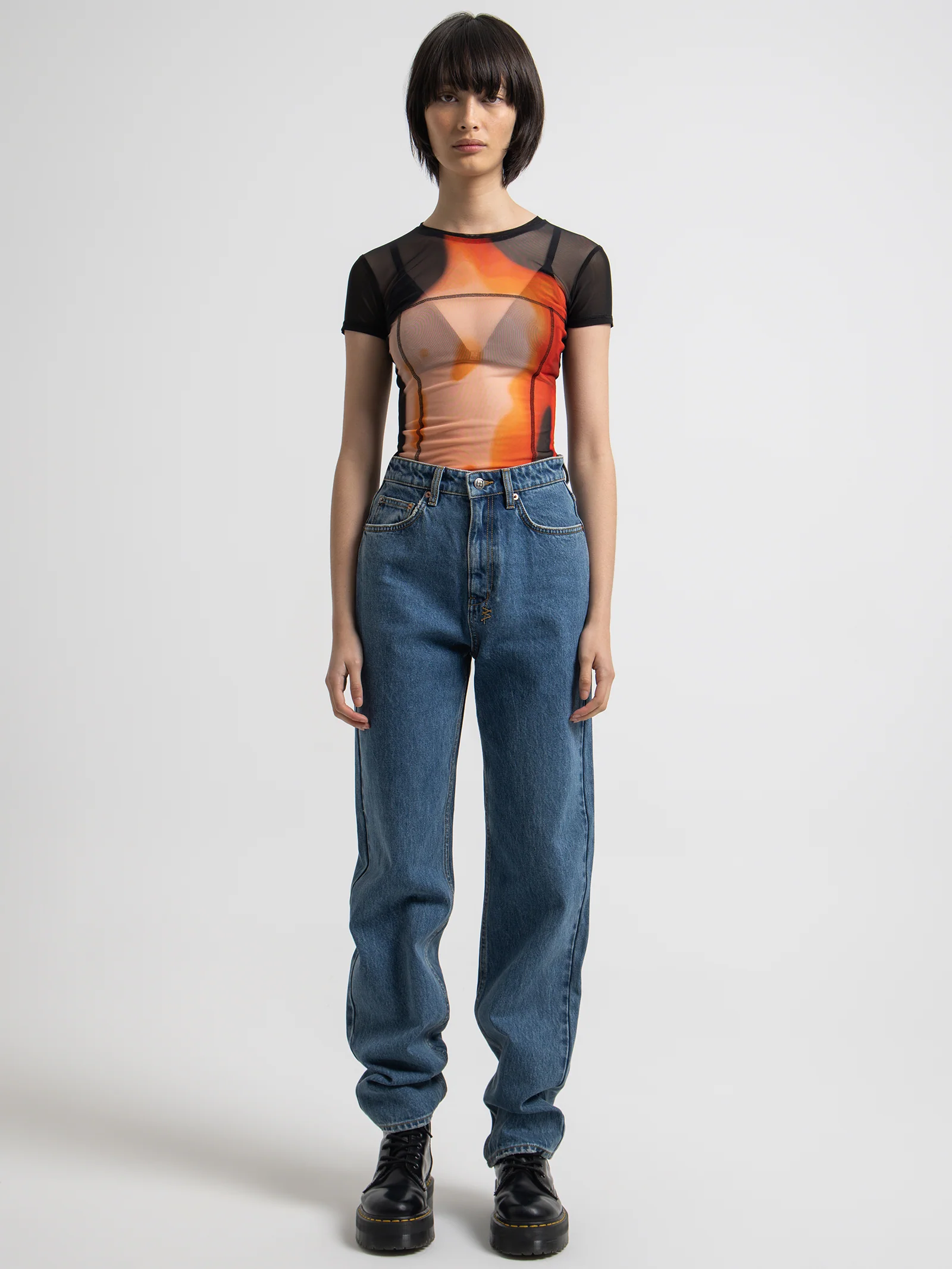 Feed The Fire Mesh Short Sleeve T-Shirt - Image 2