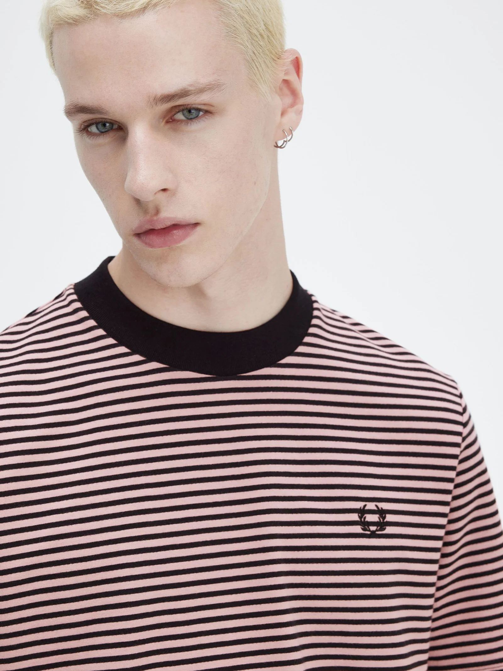 Fine Stripe Heavy Weight T-Shirt - Image 2