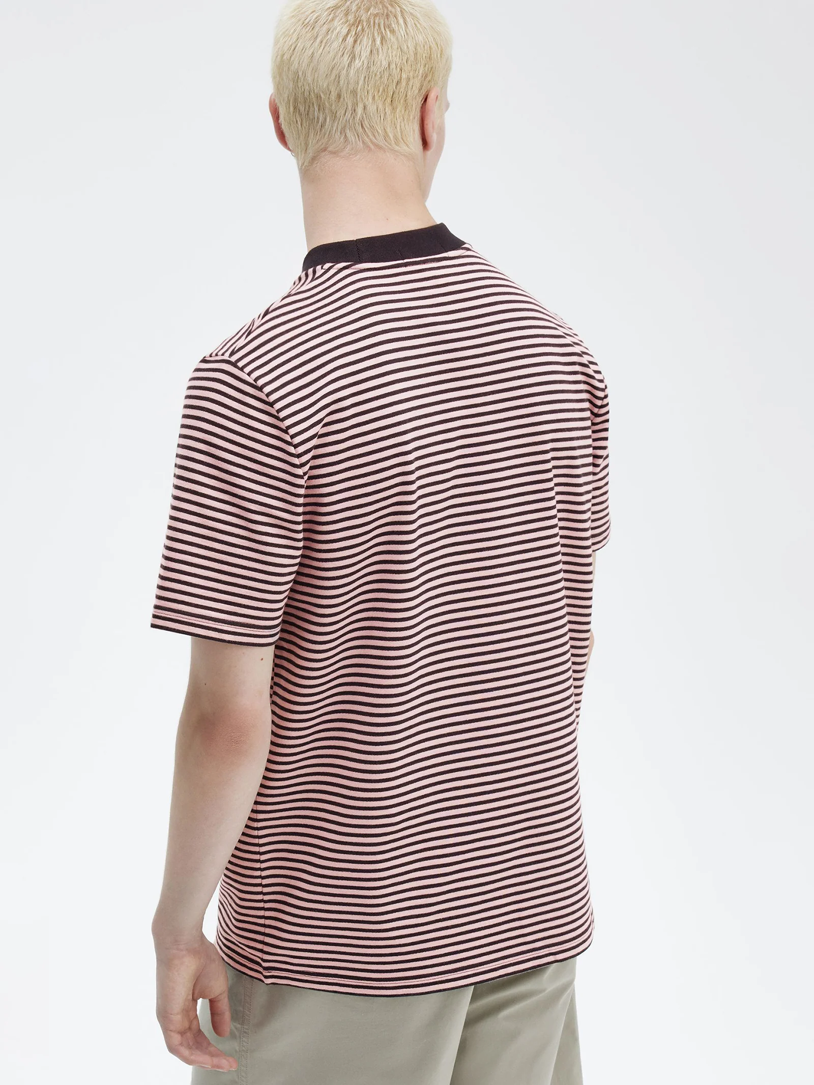 Fine Stripe Heavy Weight T-Shirt - Image 4