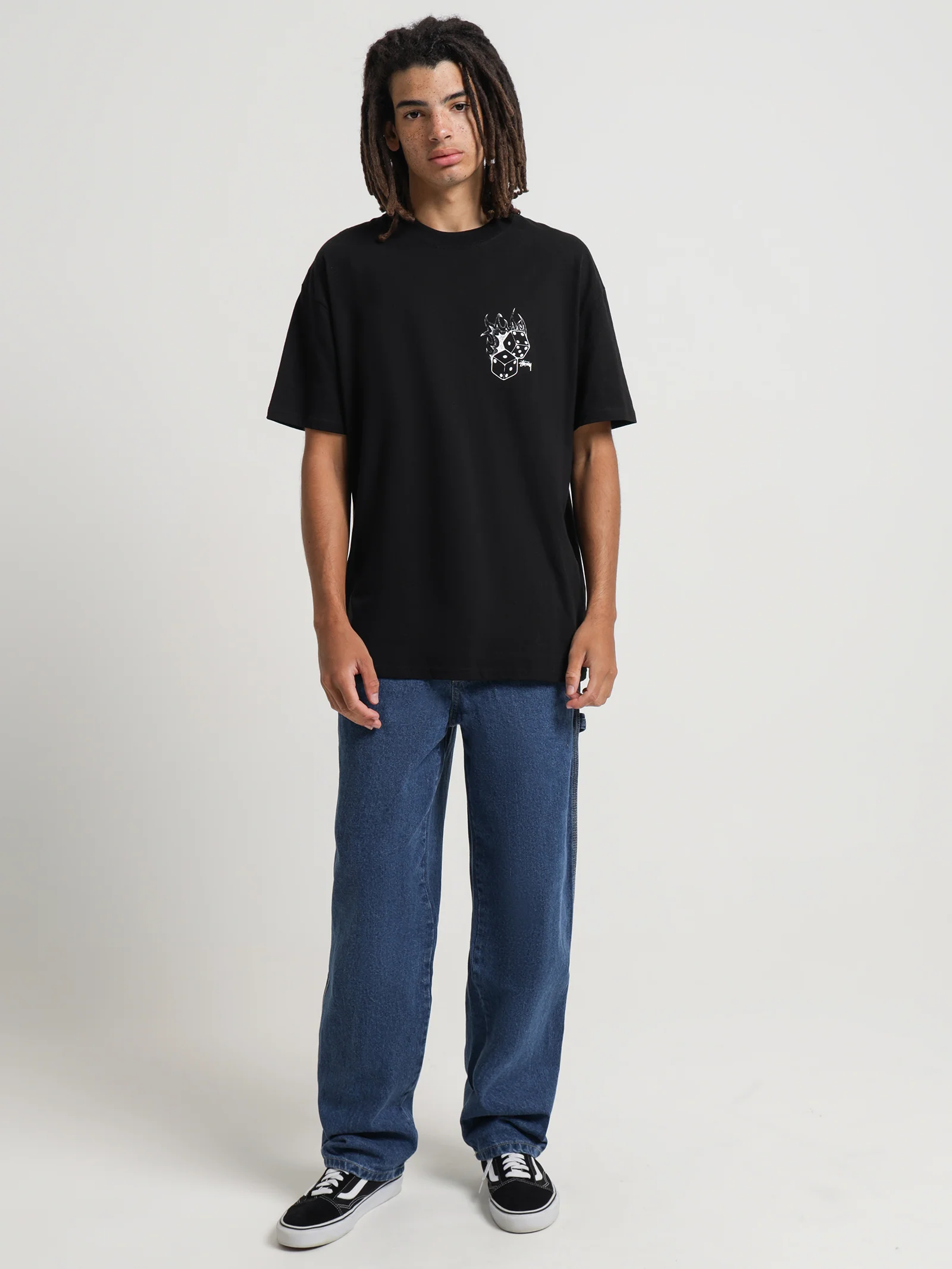 Fire Dice Heavyweight T-Shirt - Image 2
