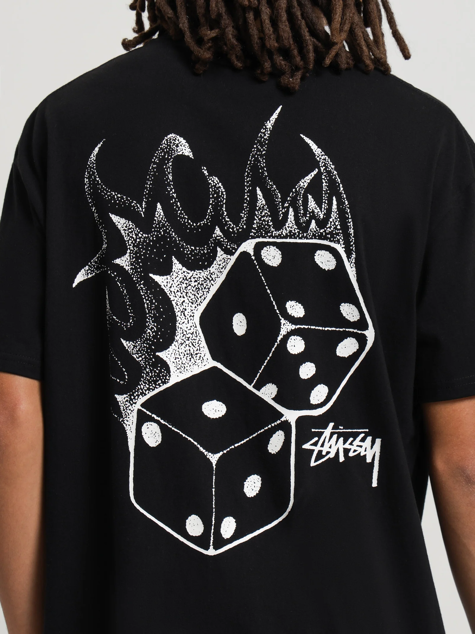 Fire Dice Heavyweight T-Shirt - Image 3