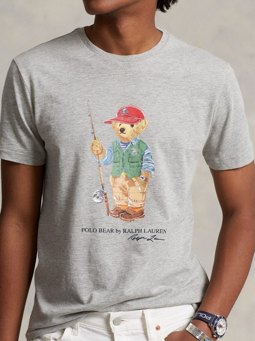 Fishing Bear T-Shirt - Image 2