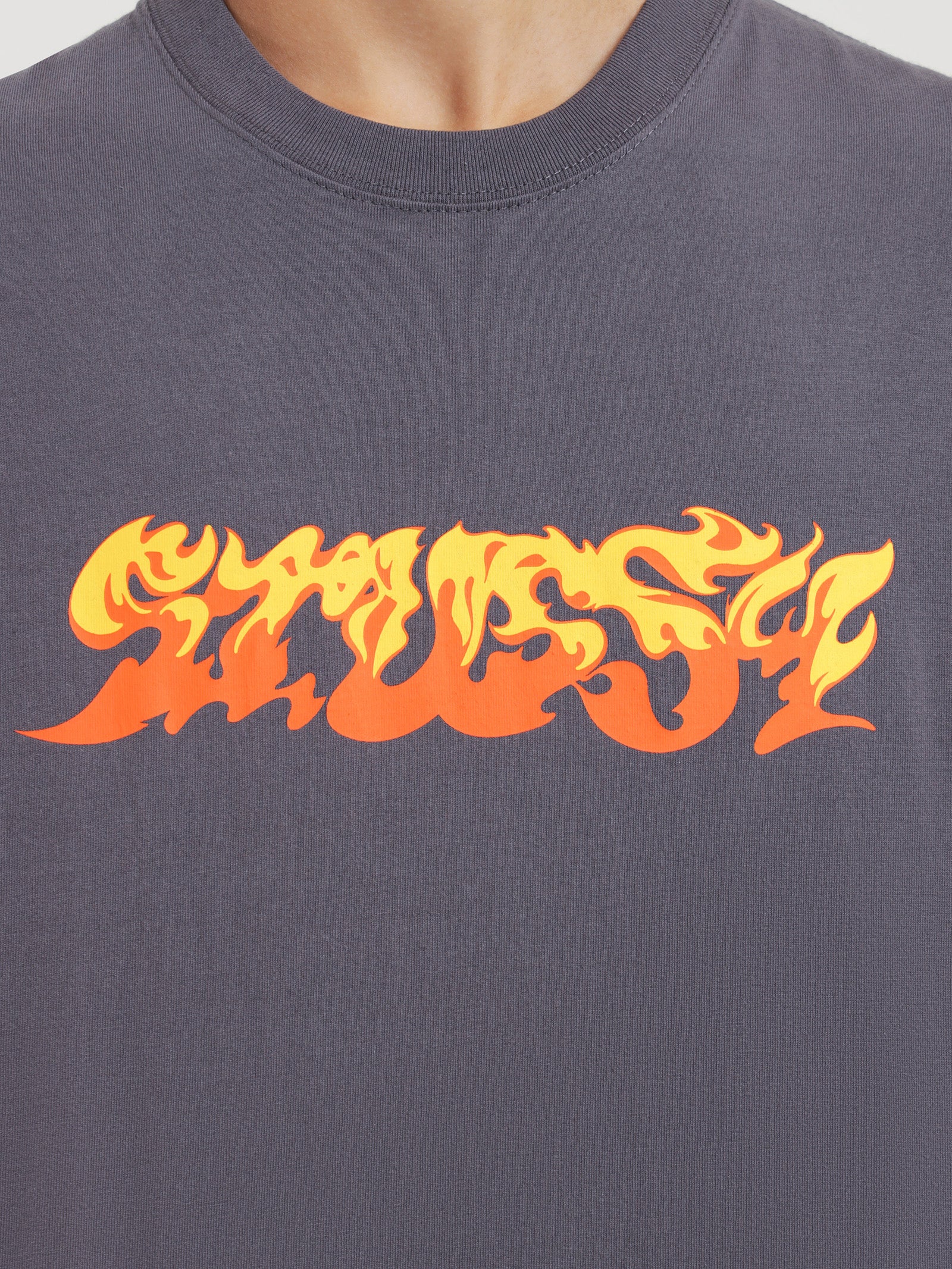 Flames Heavyweight T-Shirt - Image 5