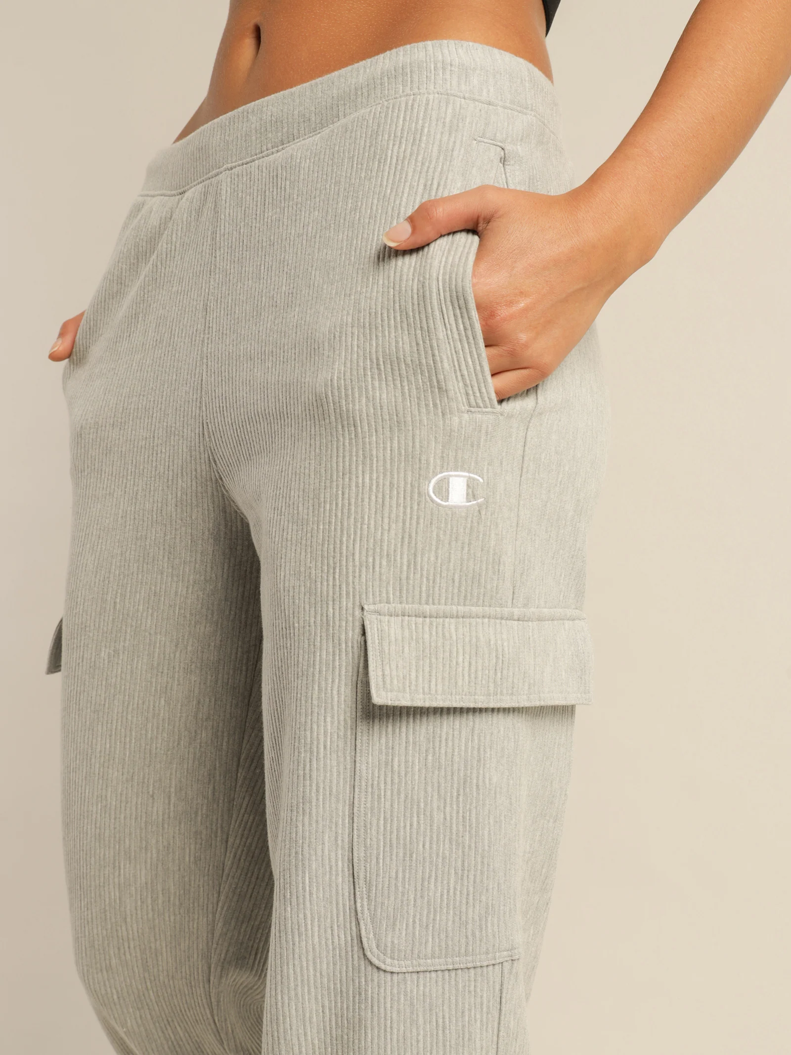 Flatback Ribbed Joggers - Image 3