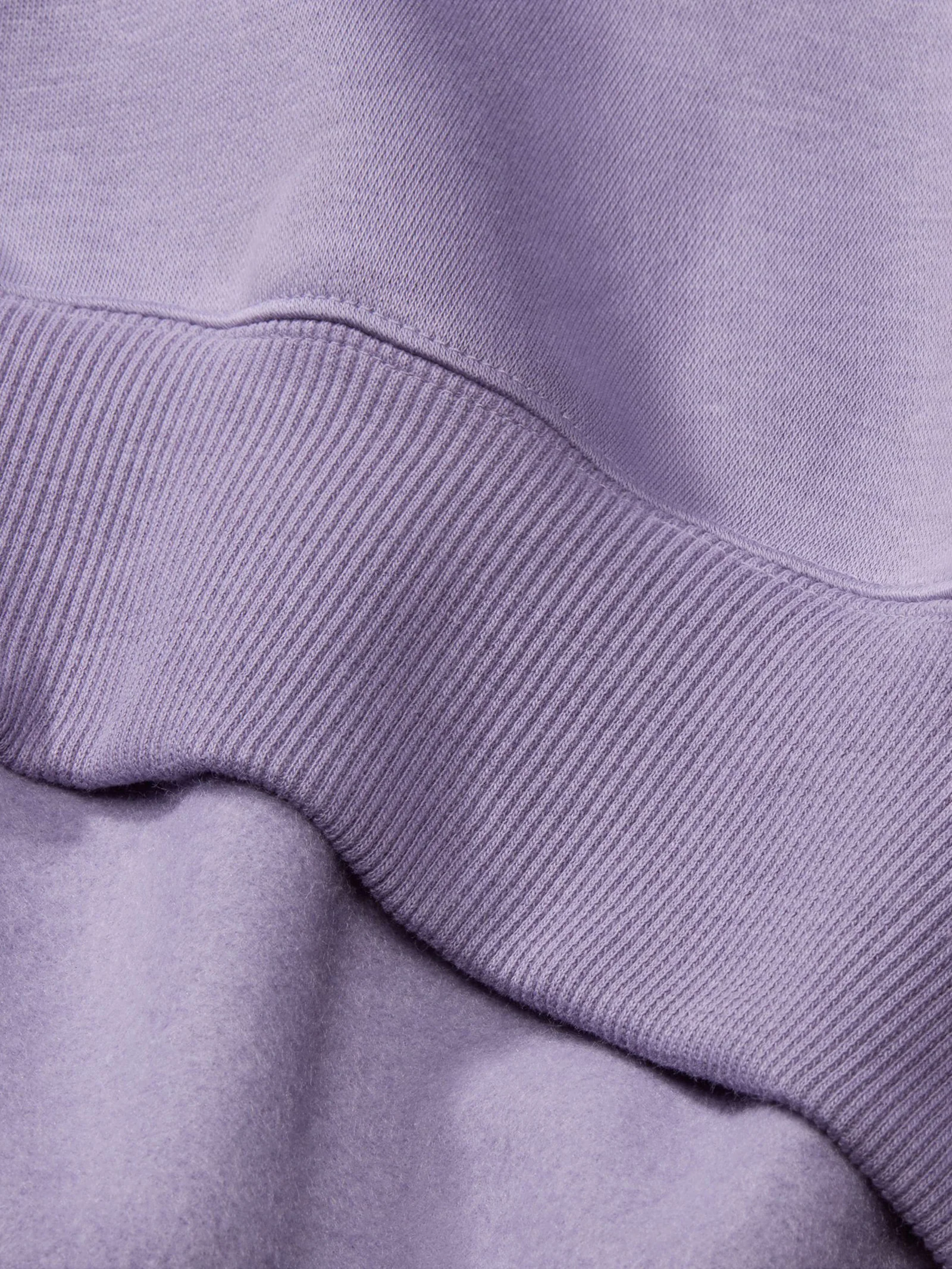 Fleece Cropped V-Neck Top - Image 3