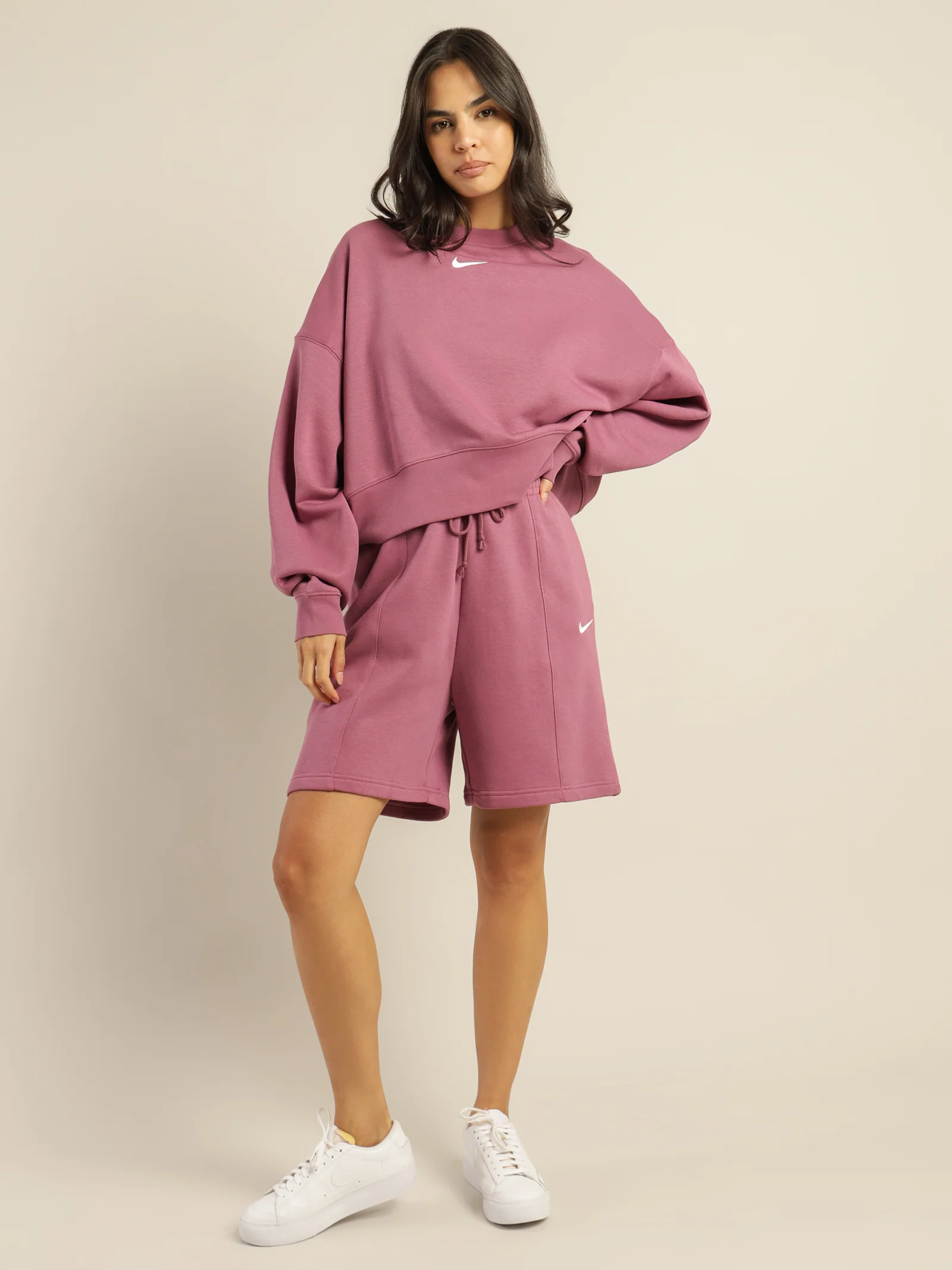 Fleece High Rise Shorts - Image 2