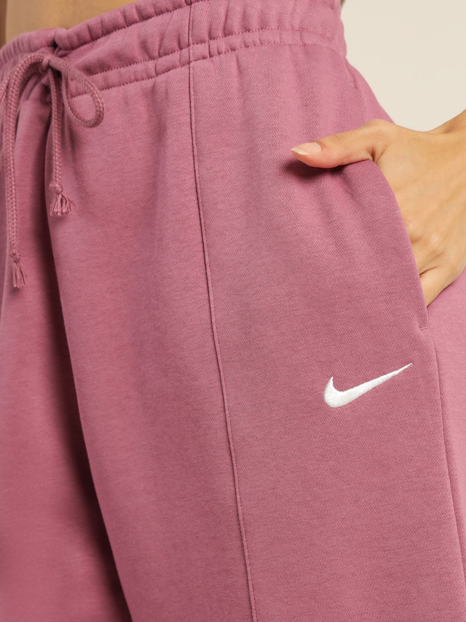 Fleece High Rise Shorts - Image 3