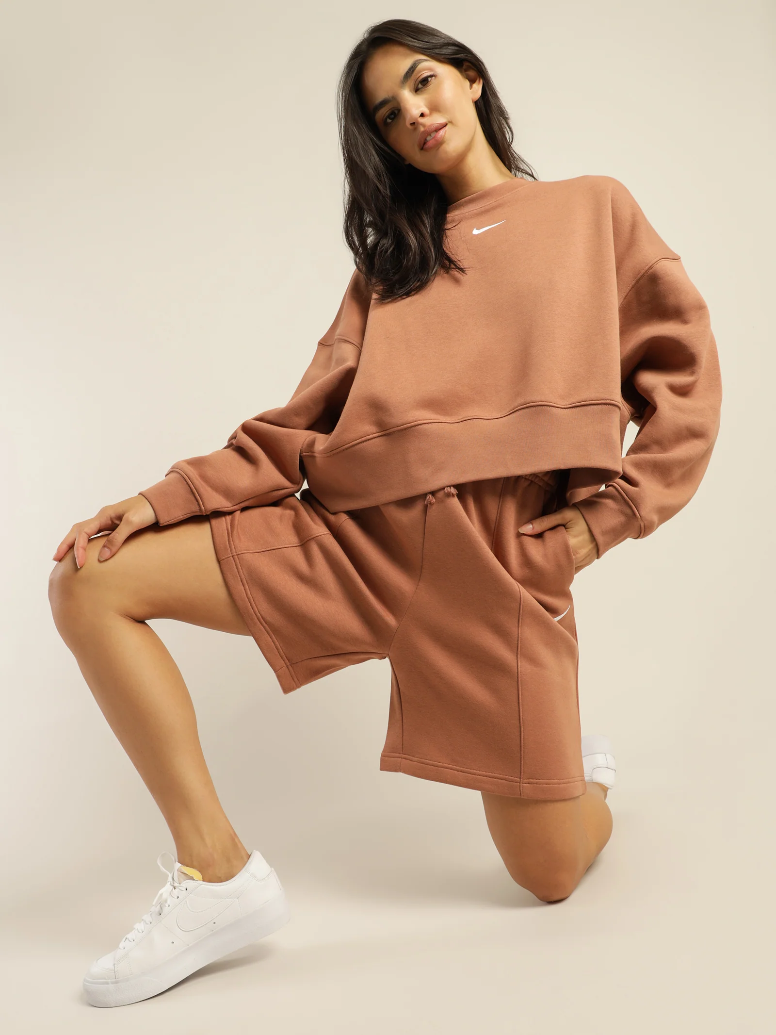 Fleece High Rise Shorts - Image 3
