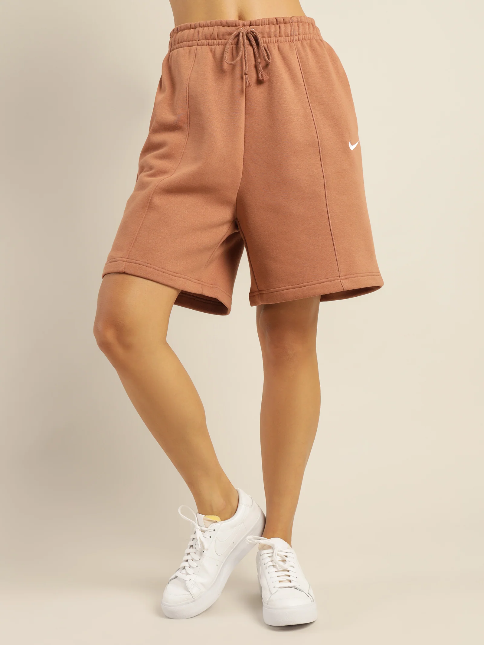 Fleece High Rise Shorts - Image 5