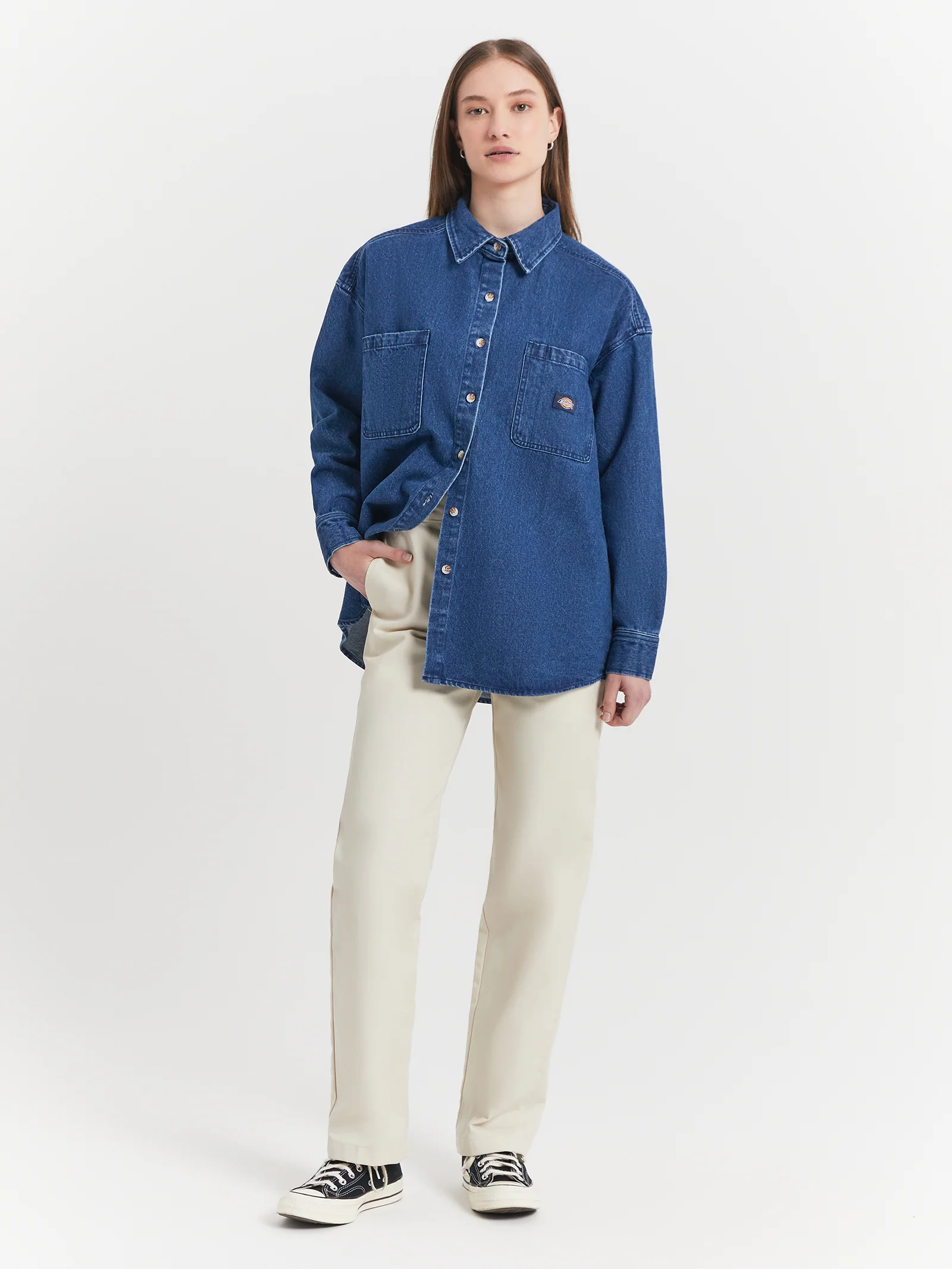 Florence Denim Shacket - Image 2