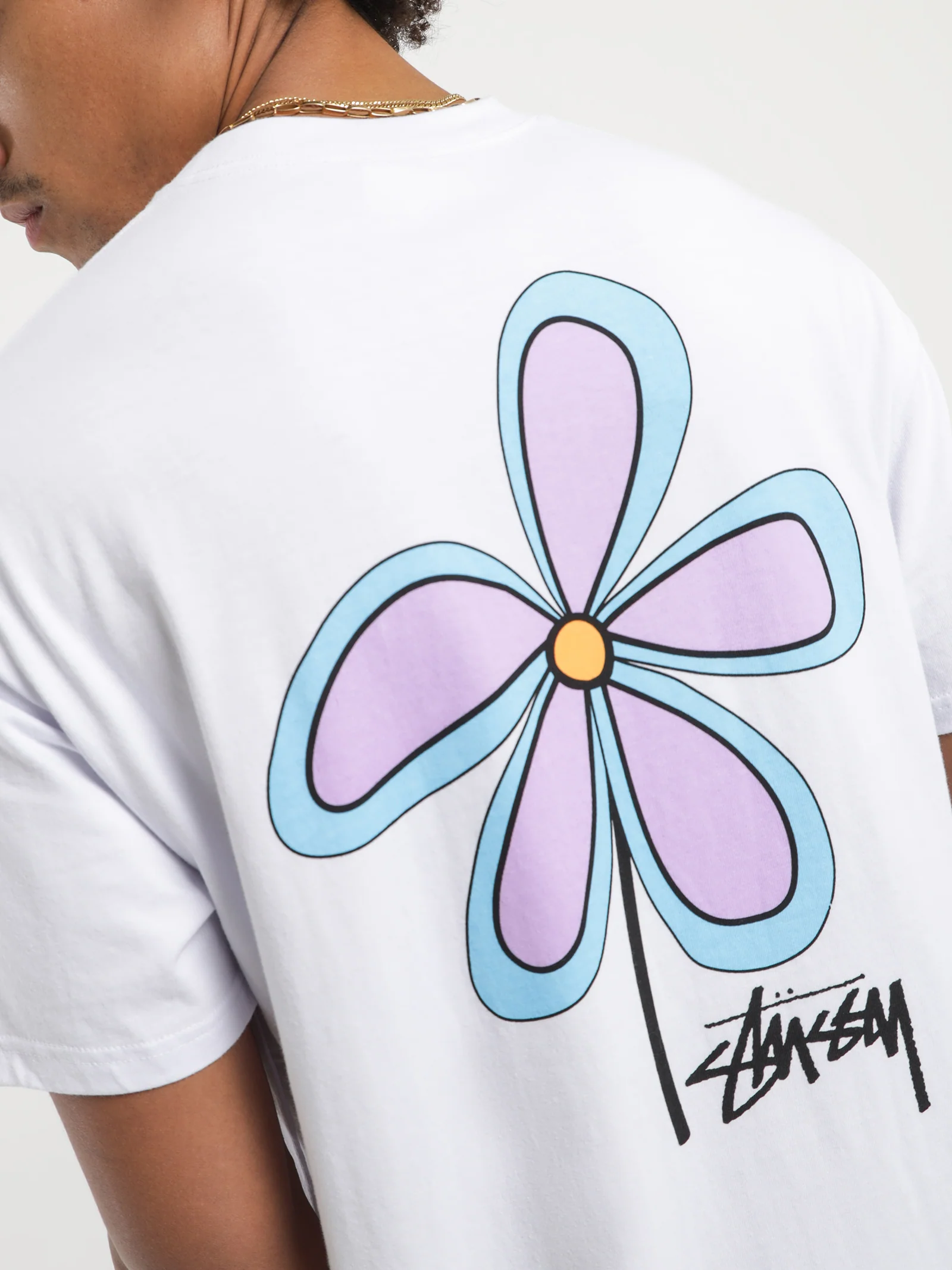 Flower 50/50 Heavyweight T-Shirt - Image 2