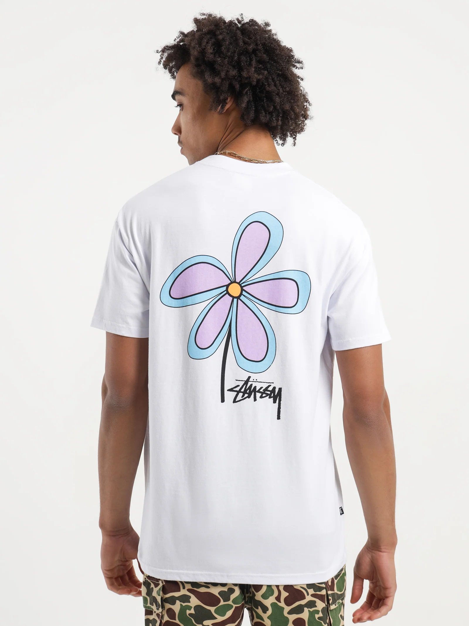 Flower 50/50 Heavyweight T-Shirt - Image 6