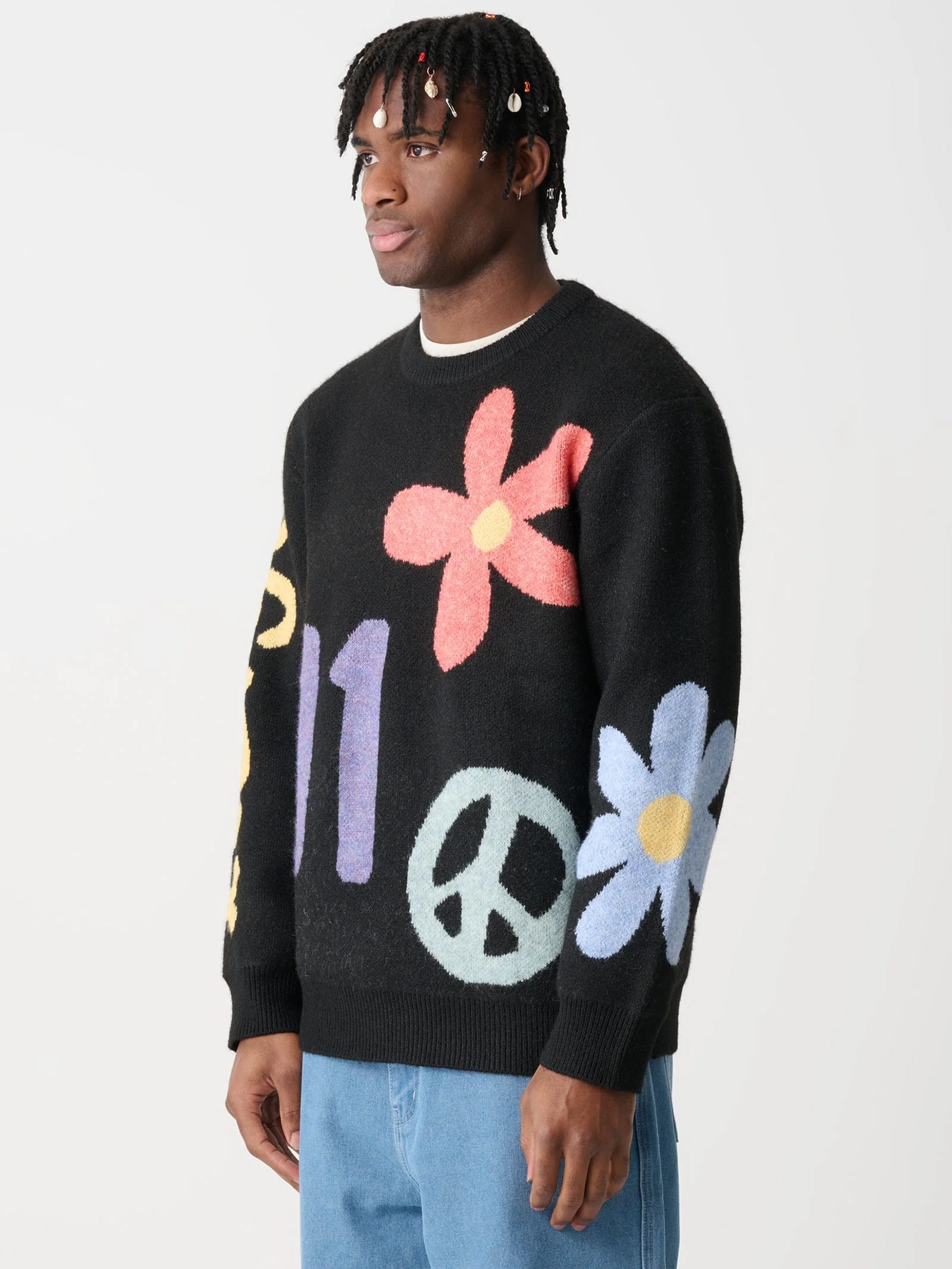 Flower And Peace Recycled Knit - Image 3