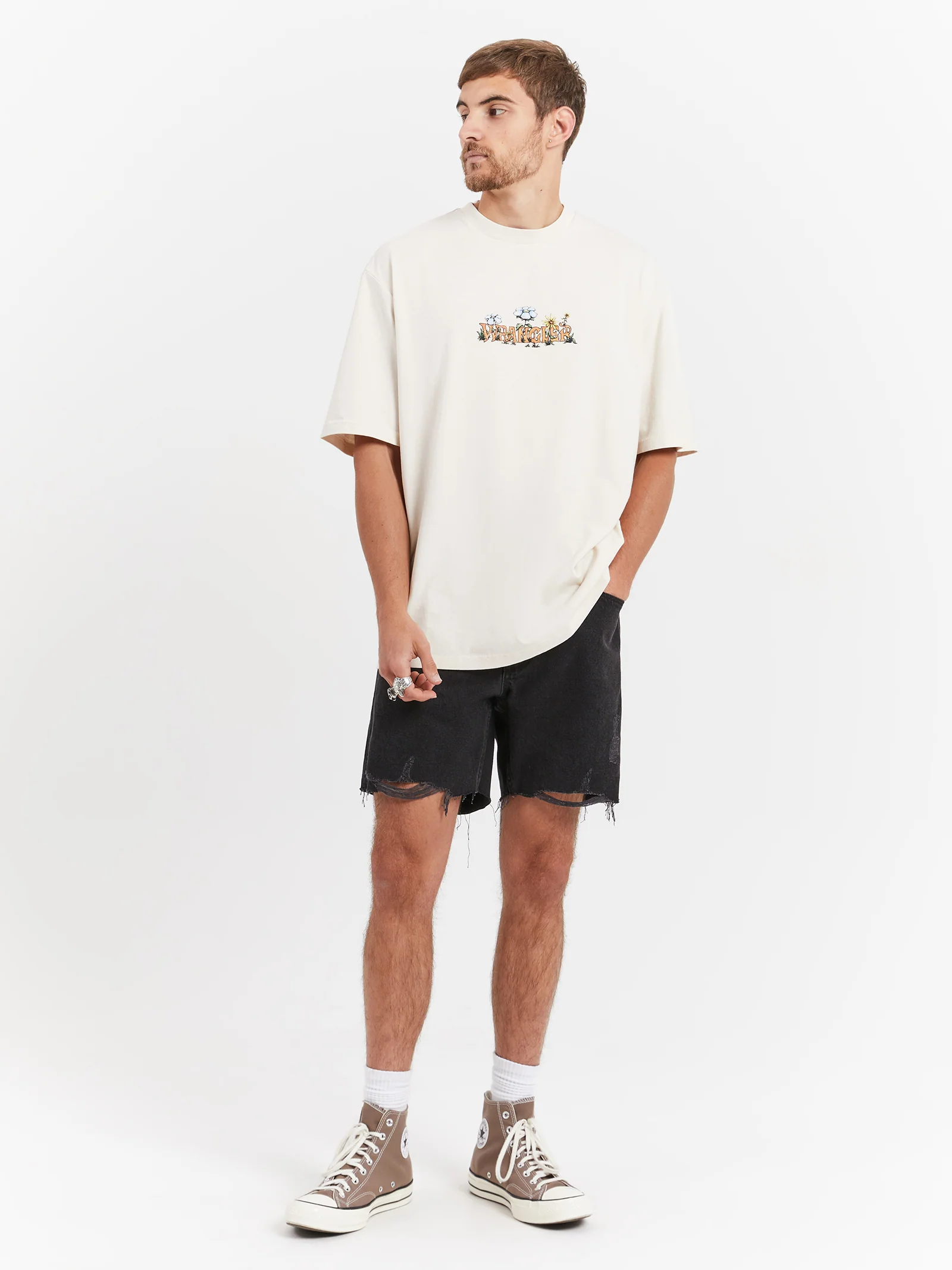 Flowers Slacker T-Shirt - Image 2