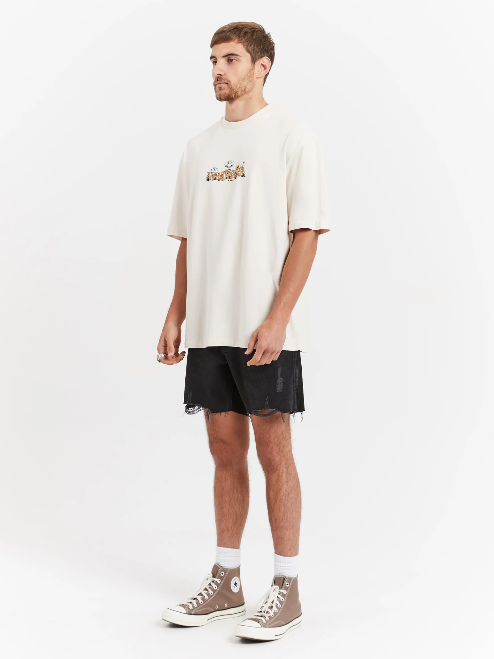 Flowers Slacker T-Shirt - Image 4
