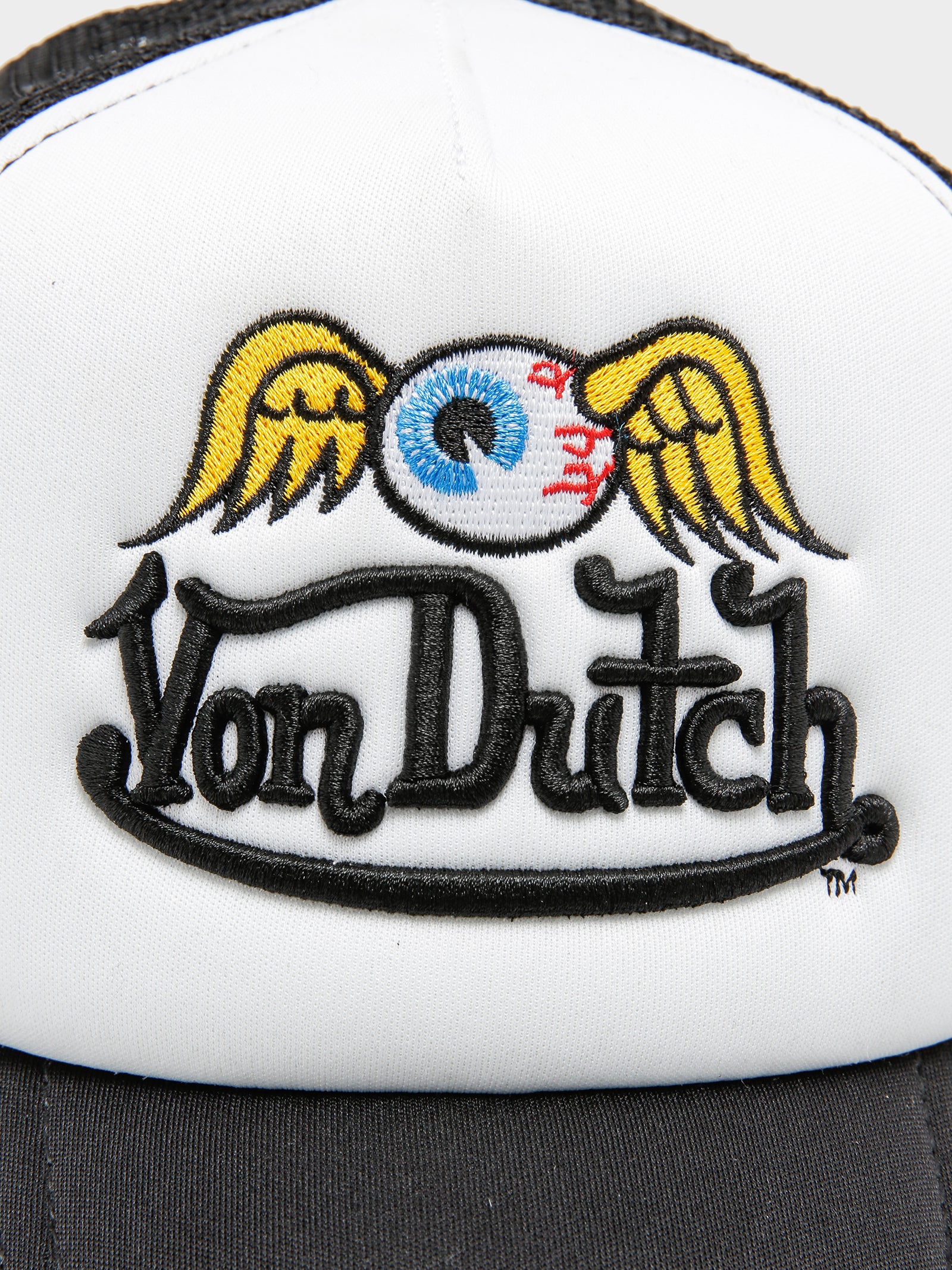 Flying Eyeball Wordmark Trucker Cap - Image 2