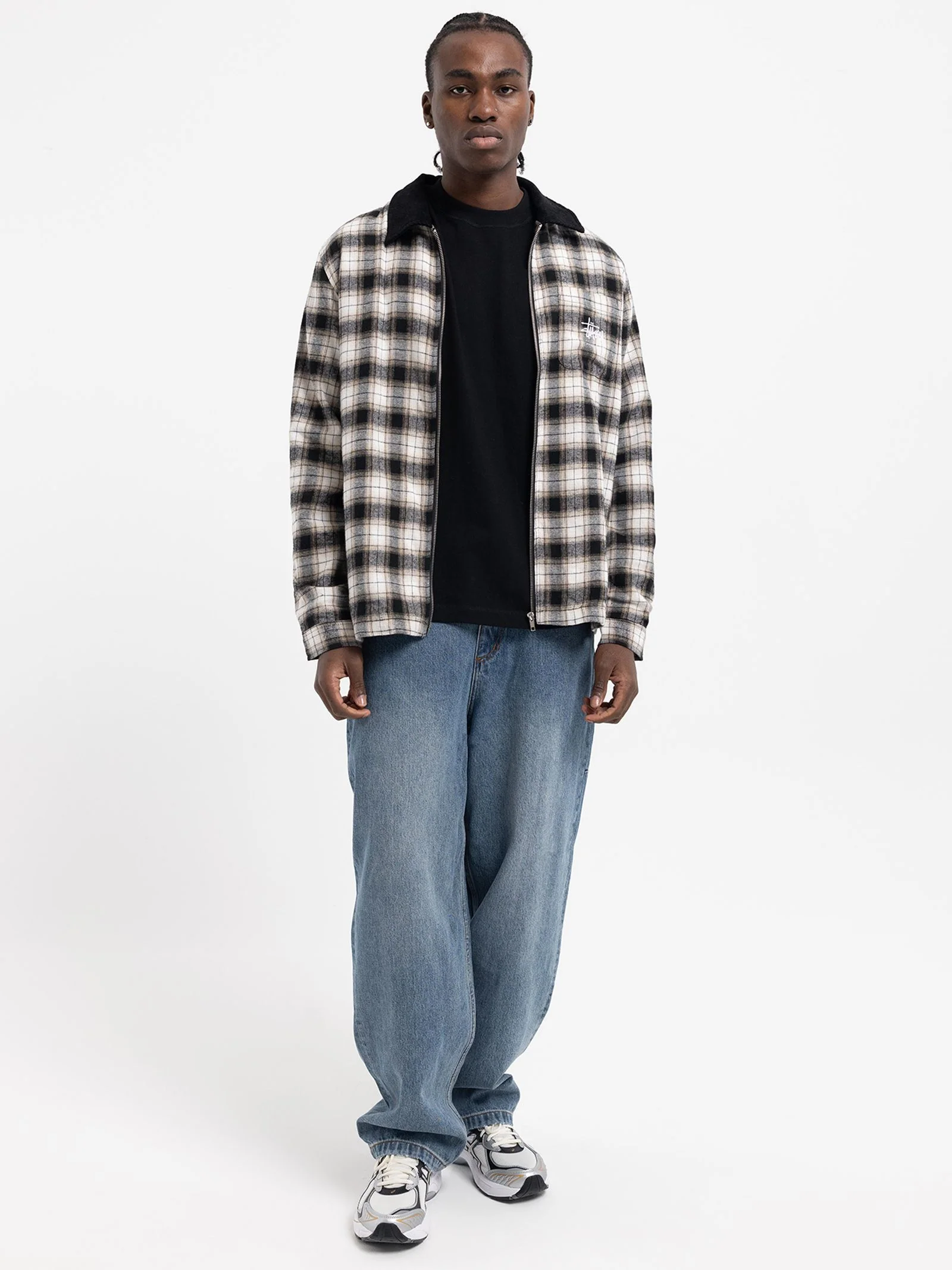 Frank Plaid Zip Shirt - Image 2