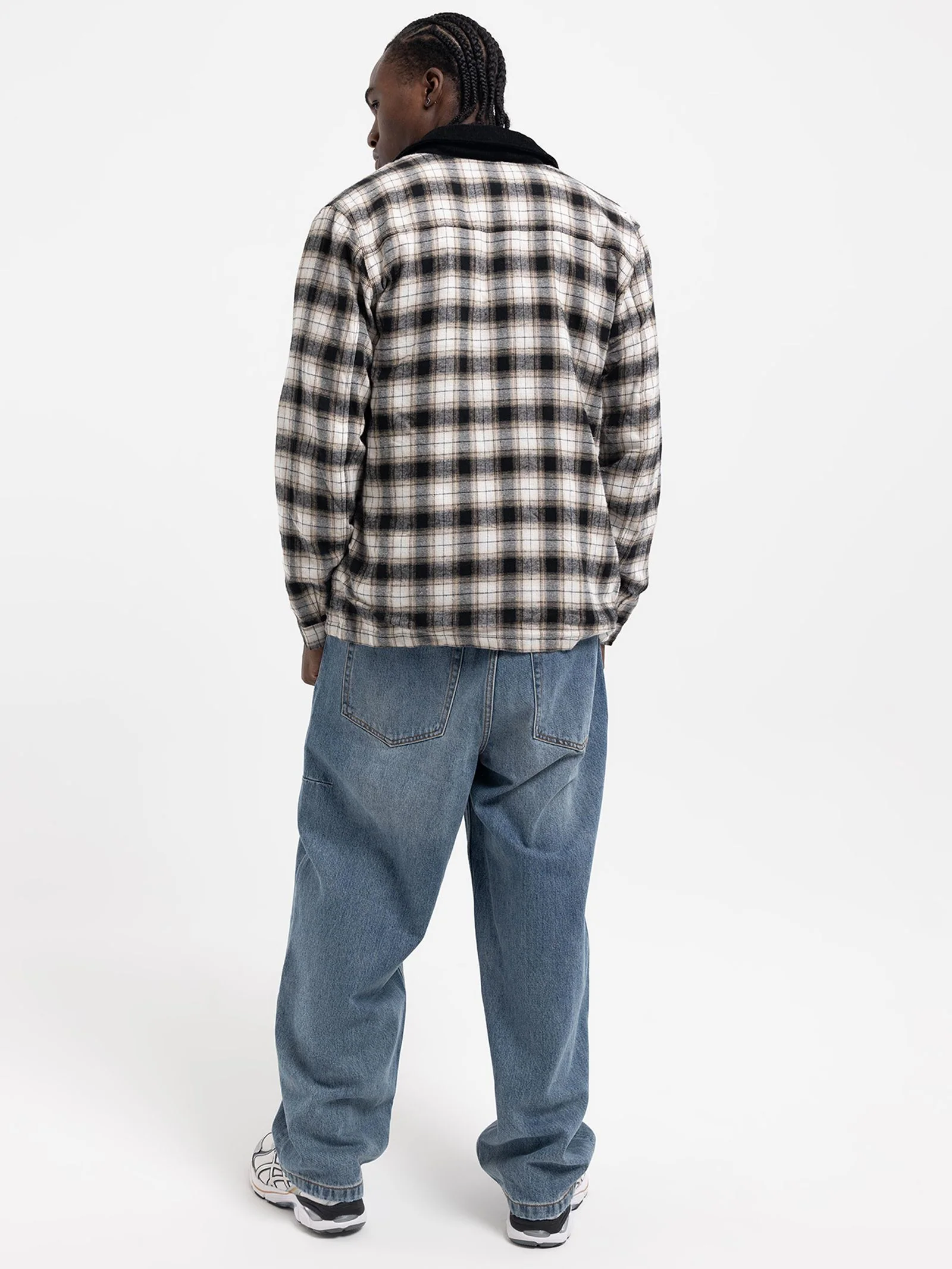 Frank Plaid Zip Shirt - Image 4