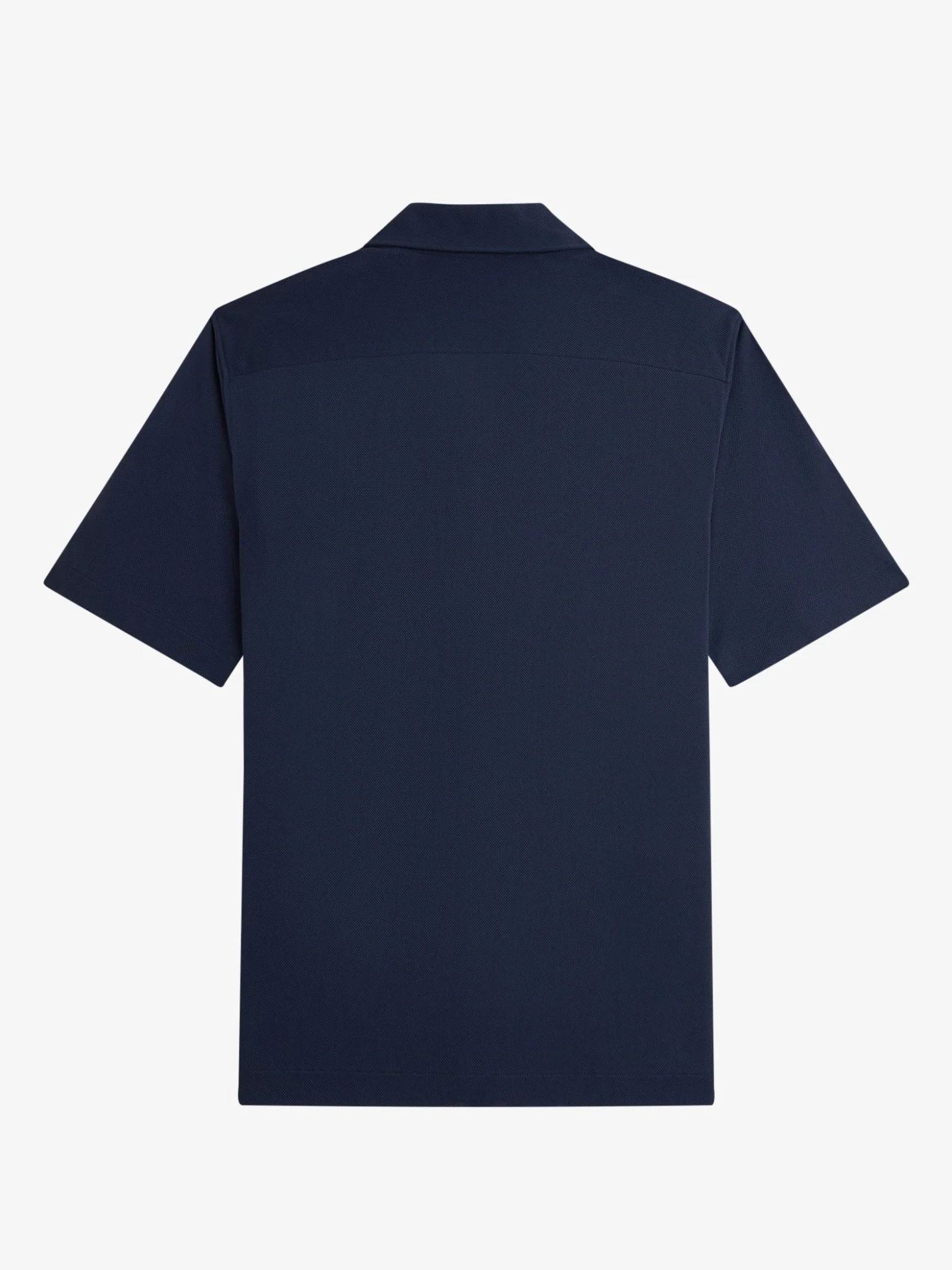Compress Mesh Revere Collar Shirt - Image 4