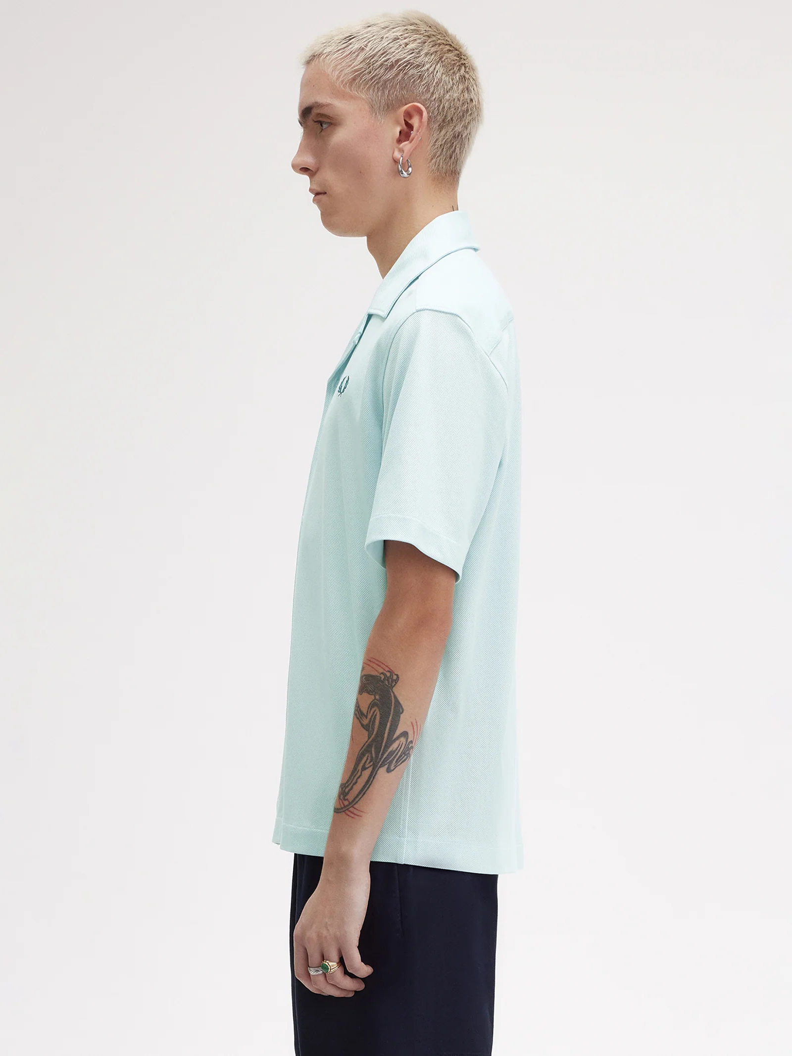 Compress Mesh Revere Shirt - Image 2