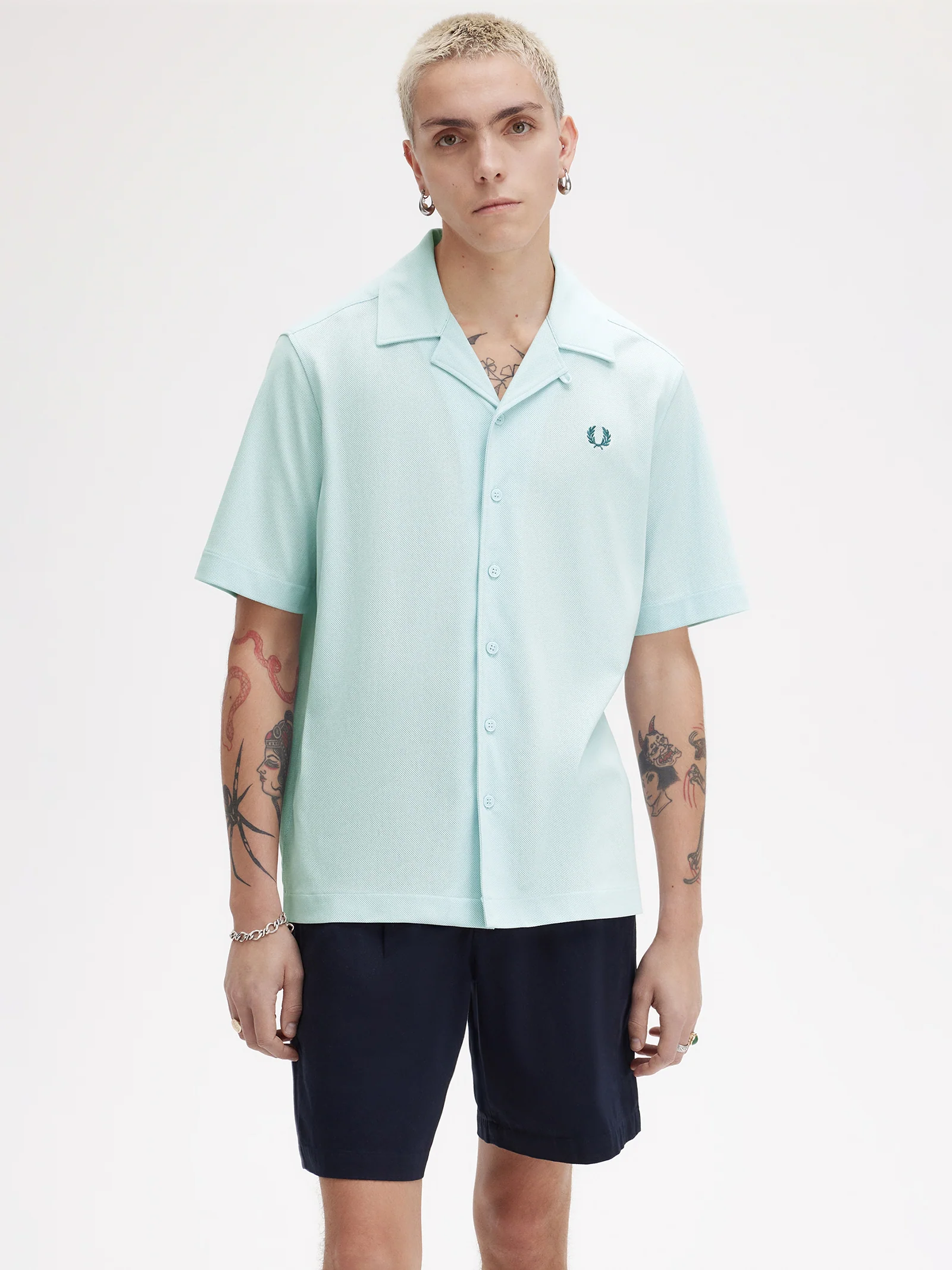 Compress Mesh Revere Shirt - Image 4