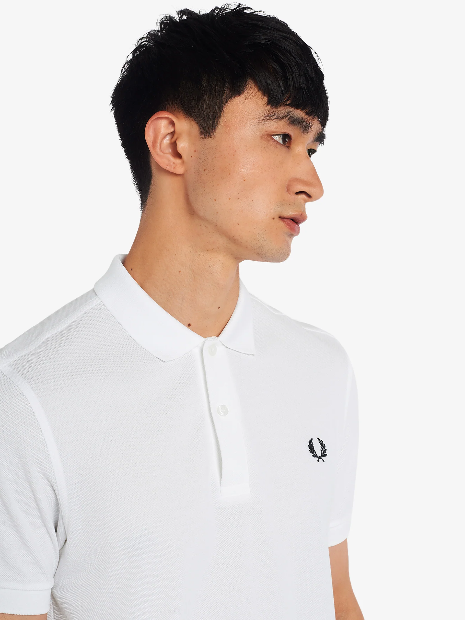 Plain Fred Perry Shirt - Image 2