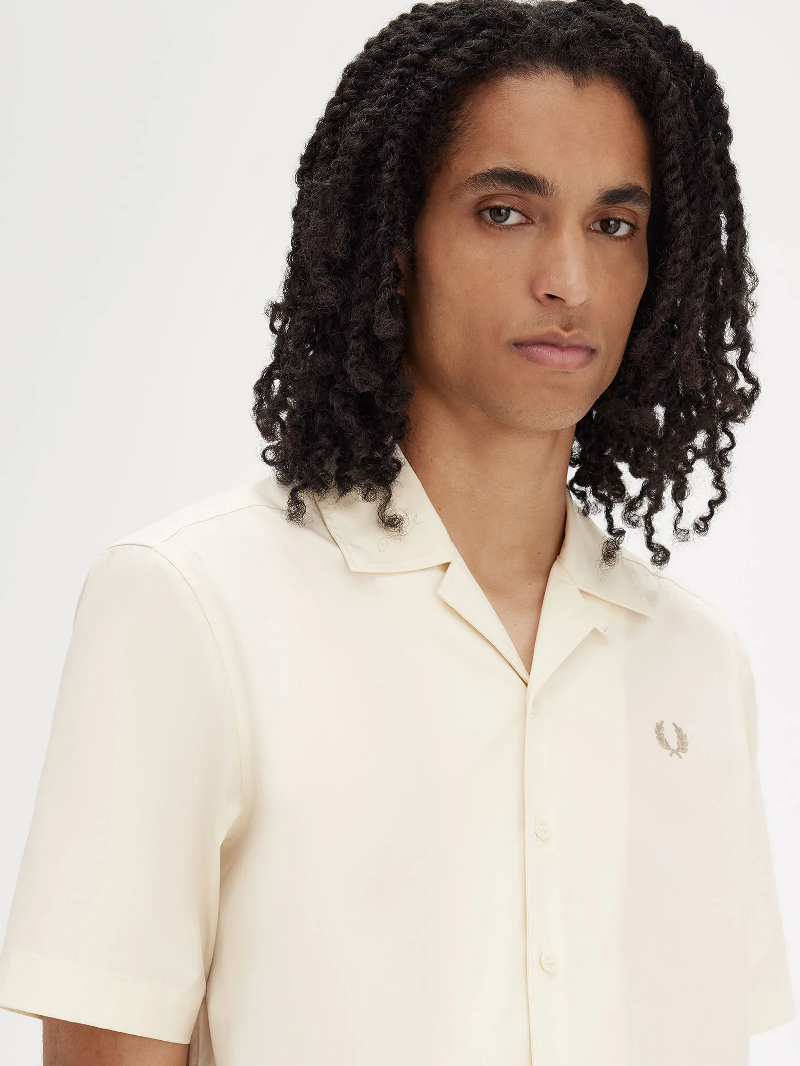 Ribbed Hem Revere Collar Shirt - Image 3