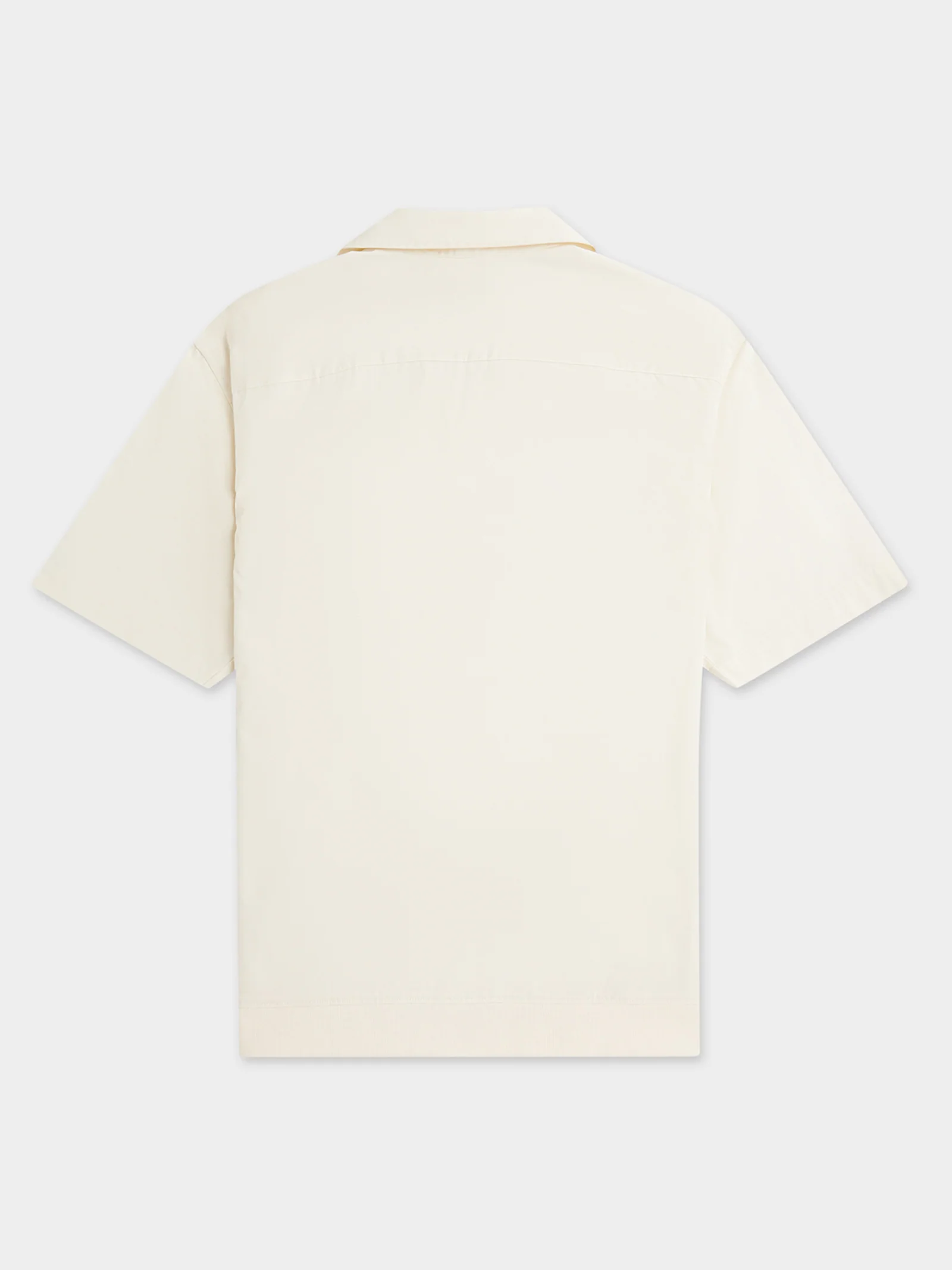 Ribbed Hem Revere Collar Shirt - Image 7