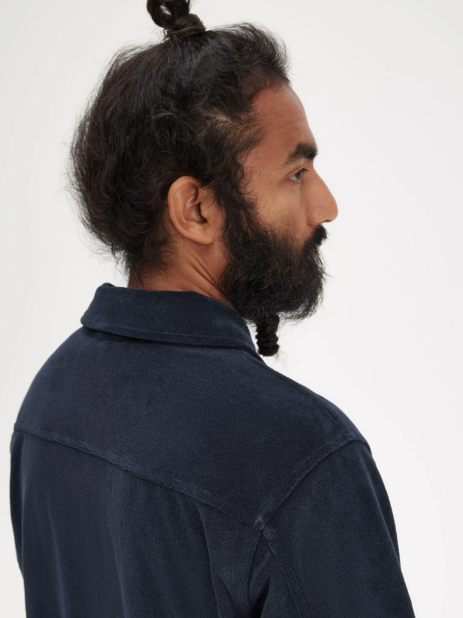 Towelling Overshirt - Image 4