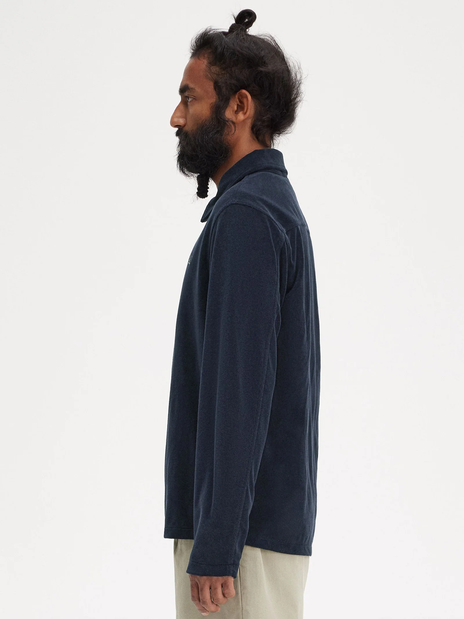 Towelling Overshirt - Image 6