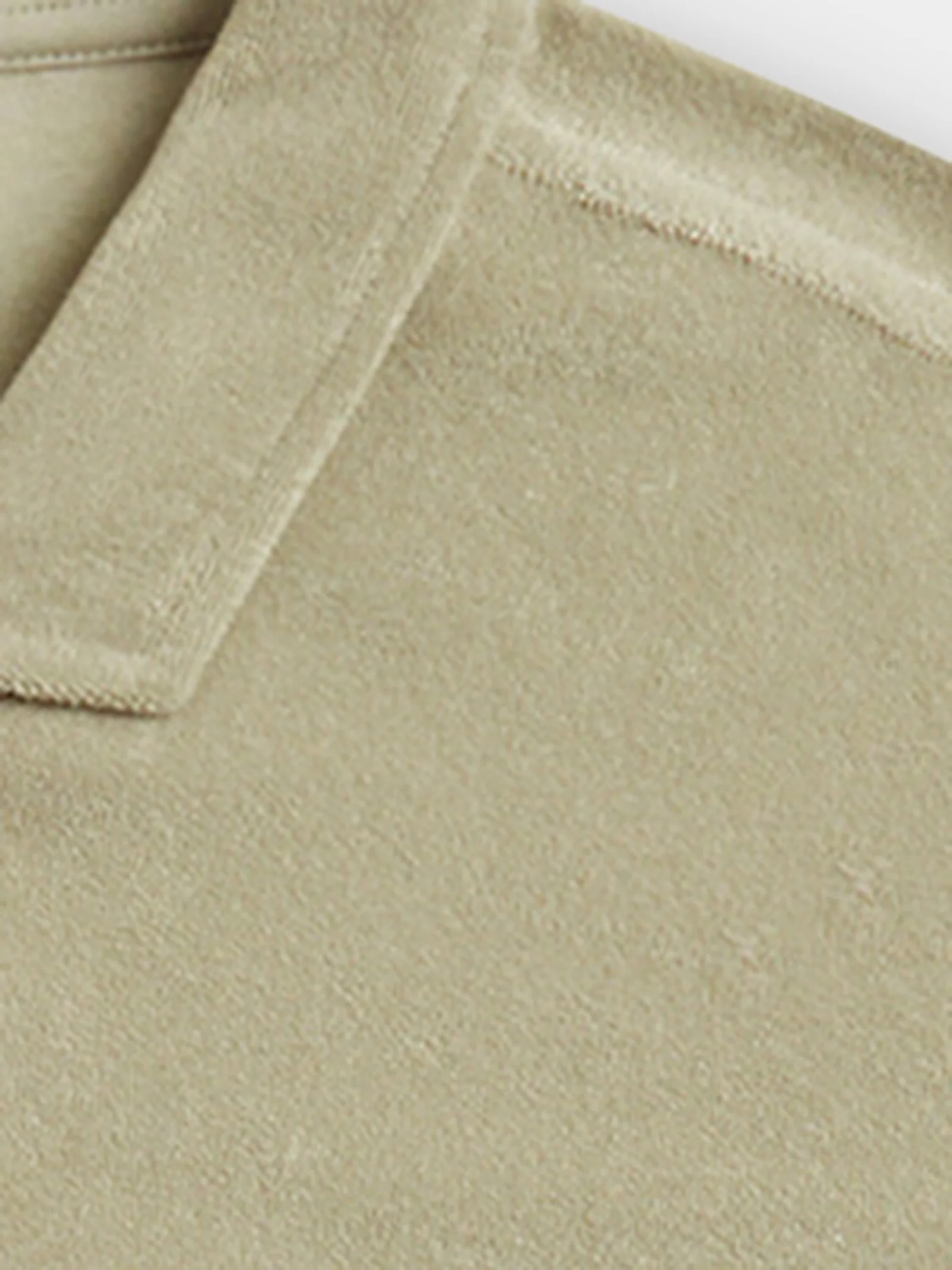 Zip Neck Toweling Polo Shirt - Image 6