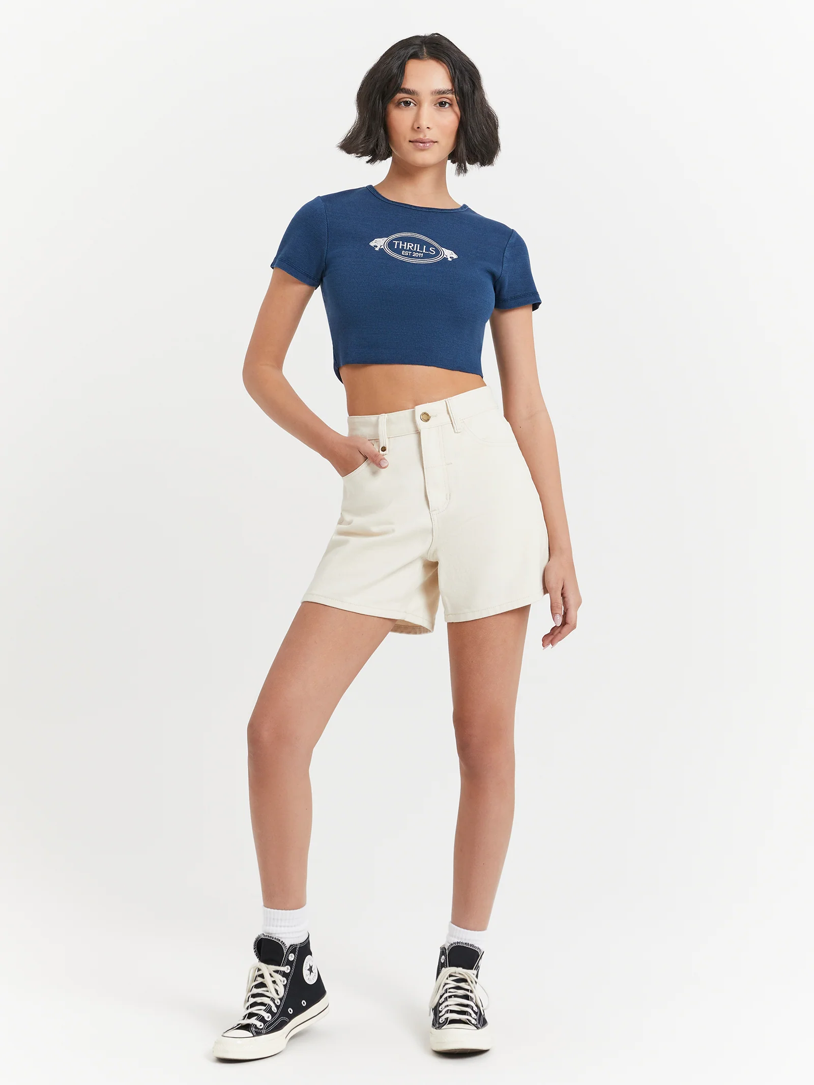 From the Beginning Baby Crop T-Shirt - Image 2