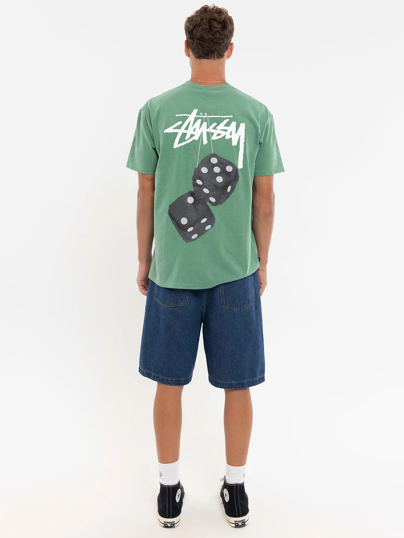 Fuzzy Dice Heavyweight T-Shirt - Image 6