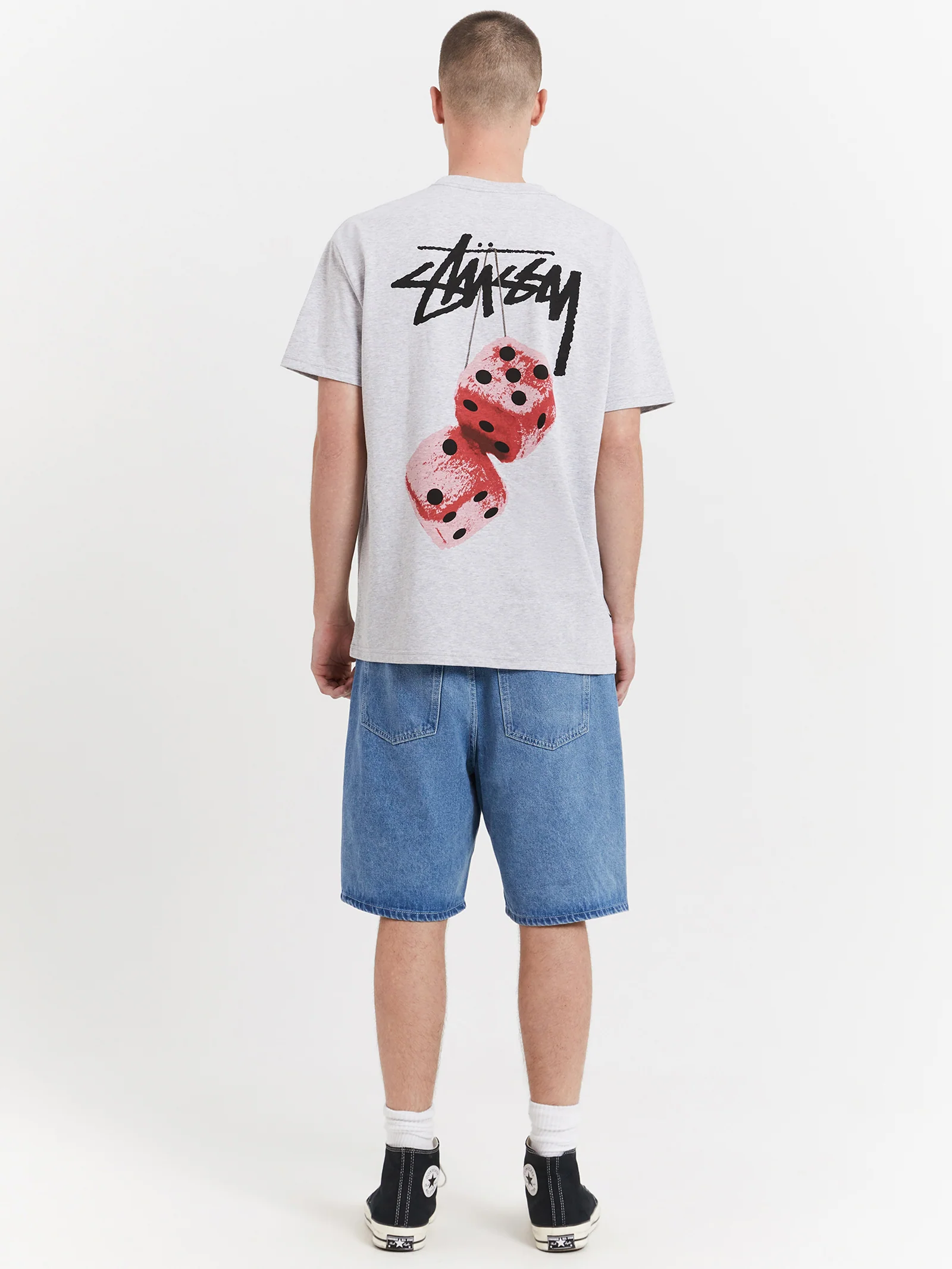 Fuzzy Dice Heavyweight T-Shirt - Image 5