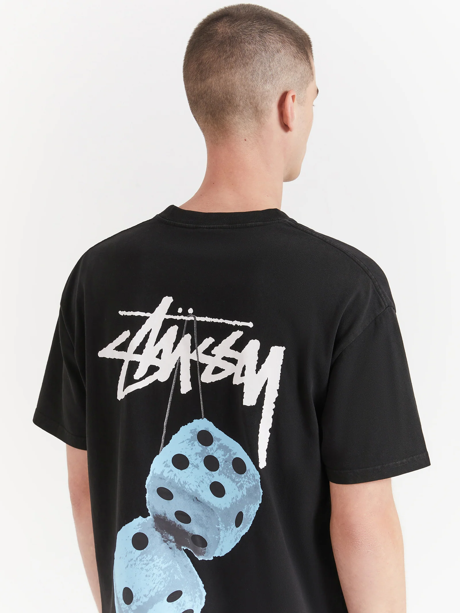 Fuzzy Dice Heavyweight T-Shirt - Image 3