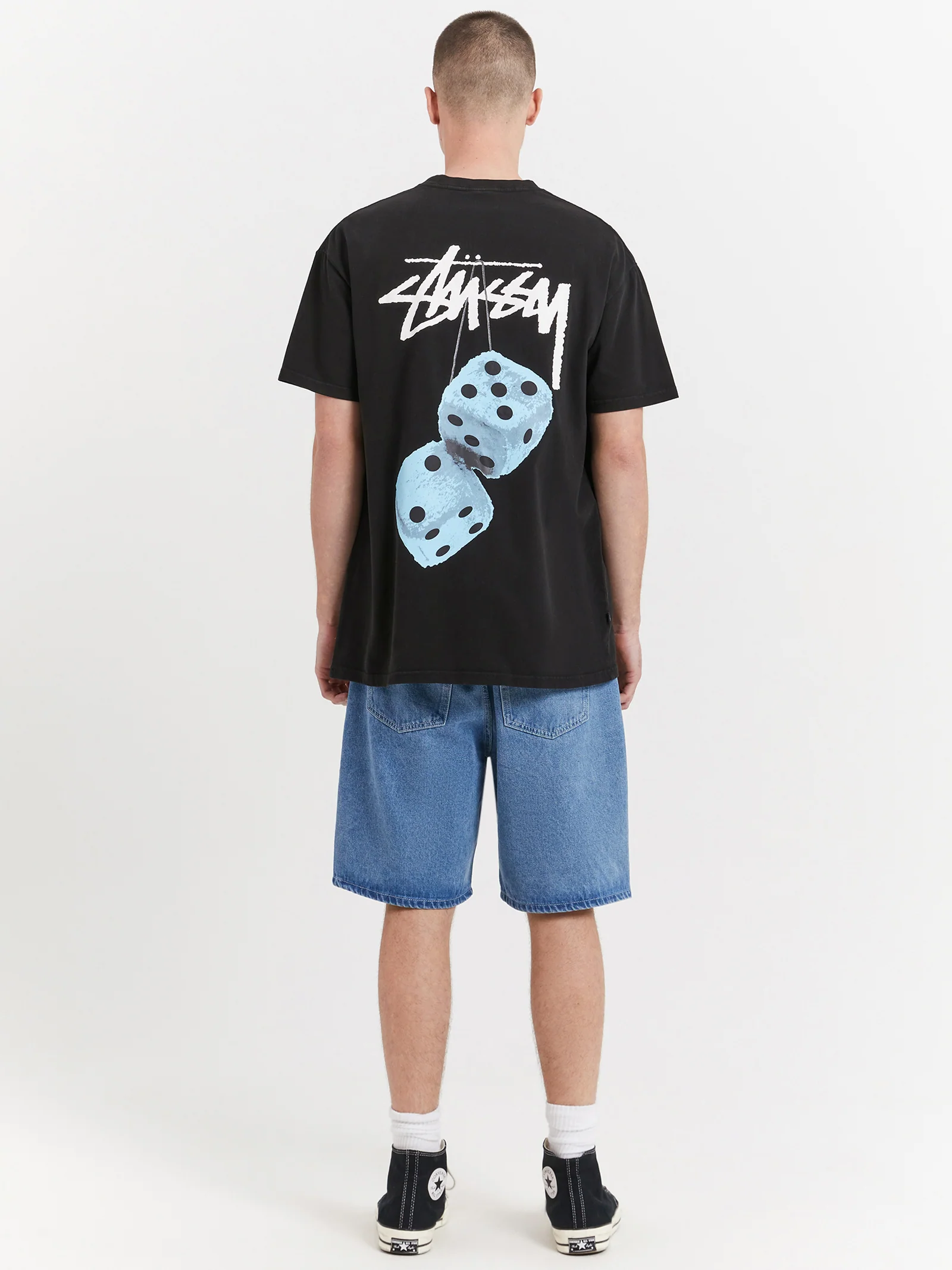 Fuzzy Dice Heavyweight T-Shirt - Image 5