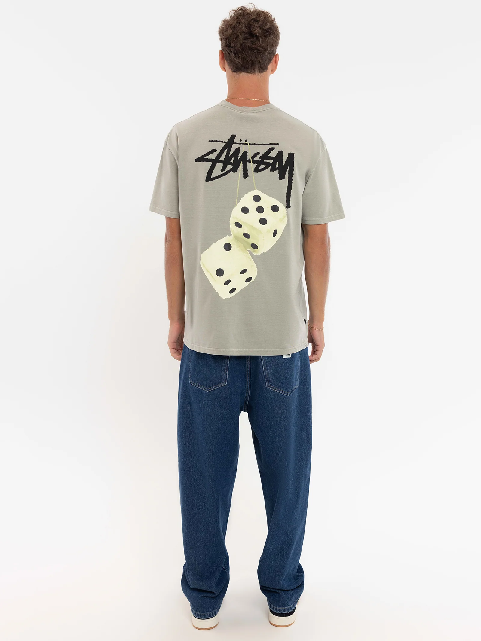 Fuzzy Dice Heavyweight T-Shirt - Image 5