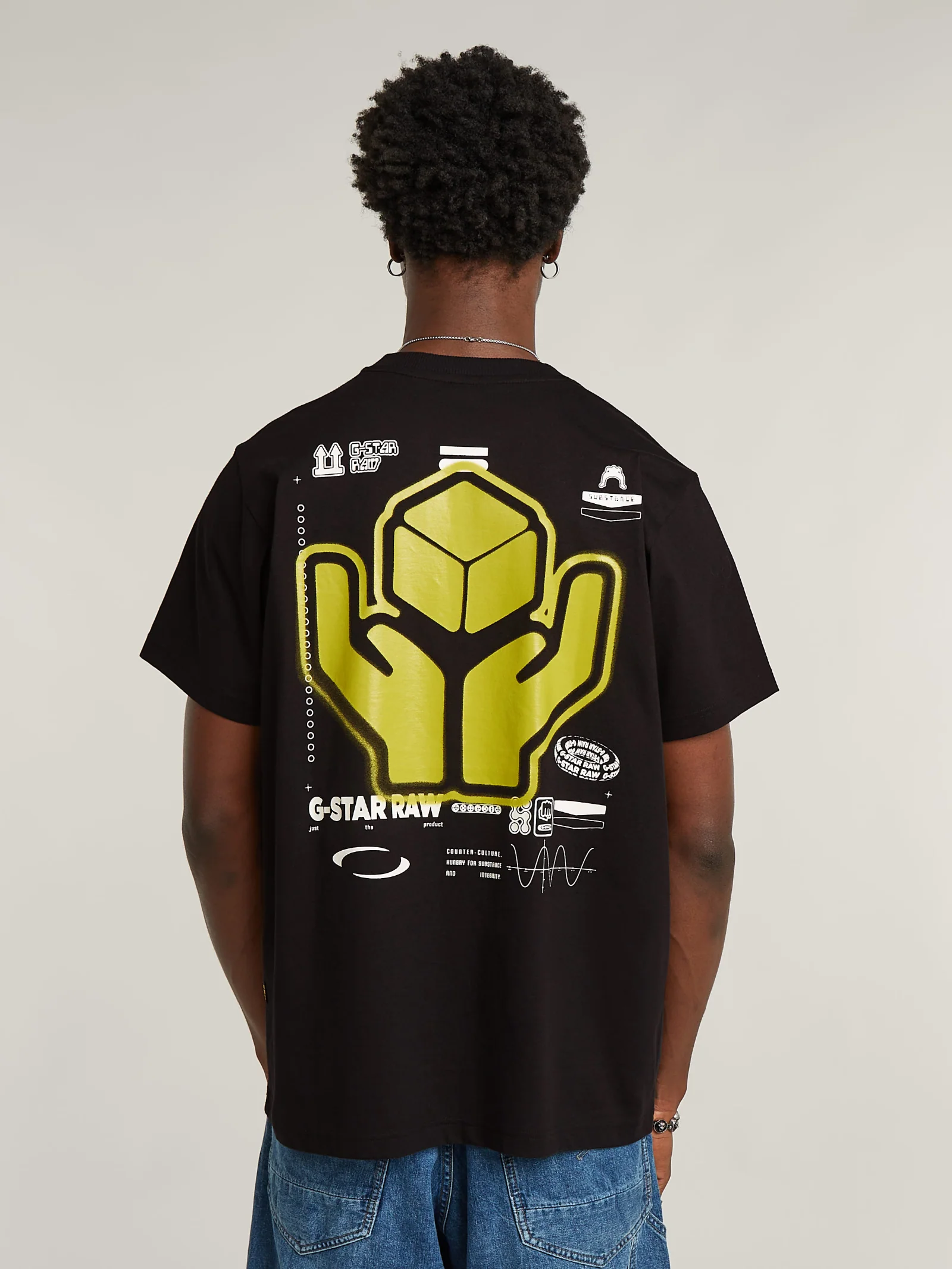 Back Graphic Loose T-Shirt - Image 2
