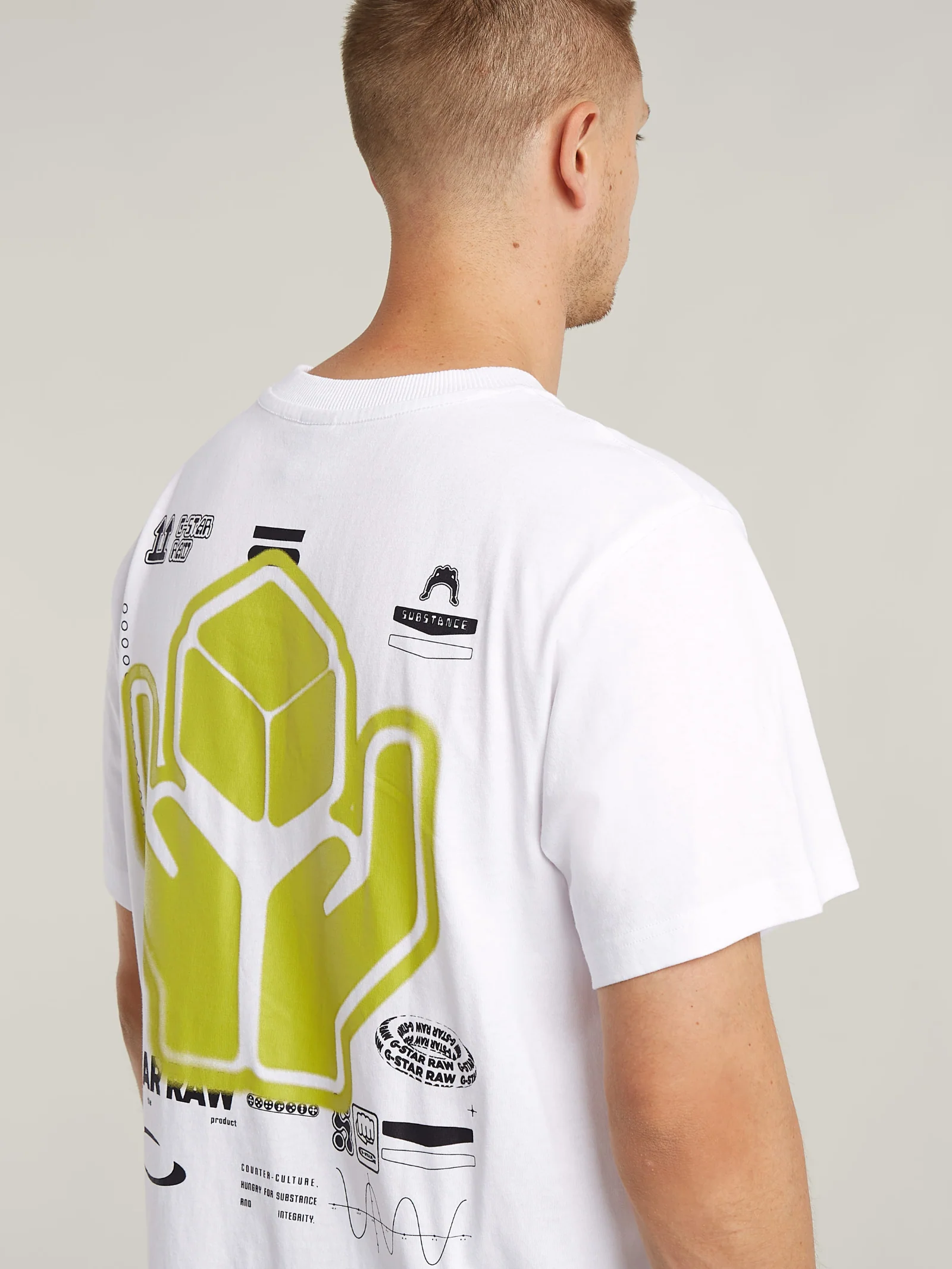 Back Graphic Loose T-Shirt - Image 2