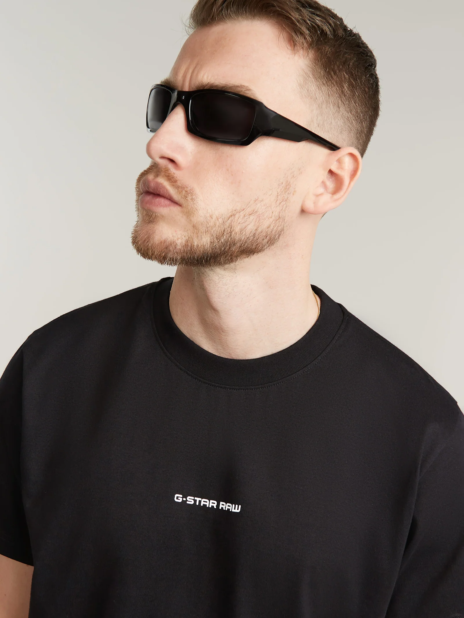 Center Chest Logo Loose Tee - Image 4