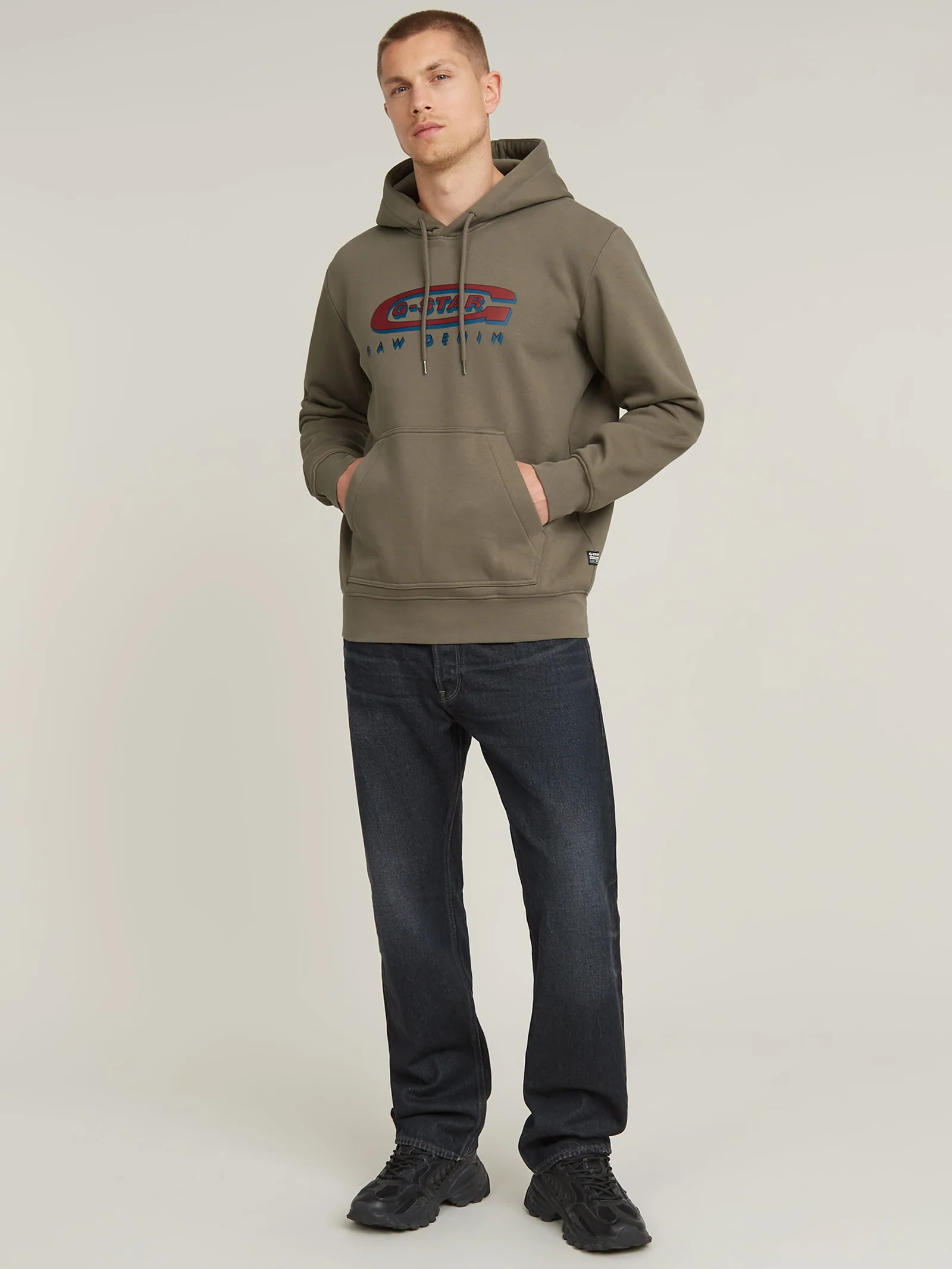 Old School Logo Hooded Sweater - Image 5