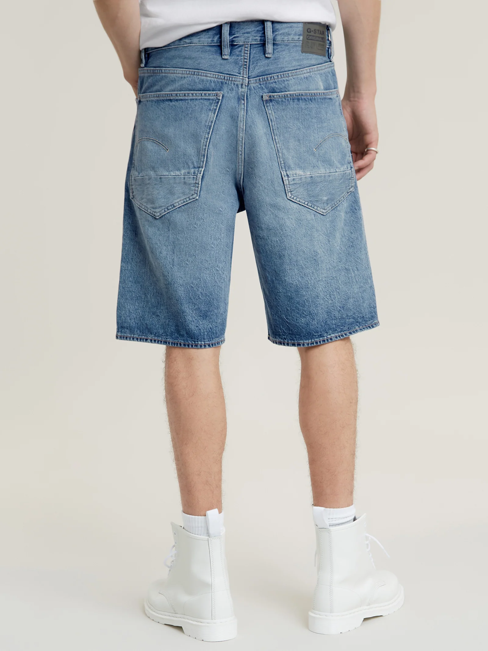 Denim Loose Shorts - Image 4
