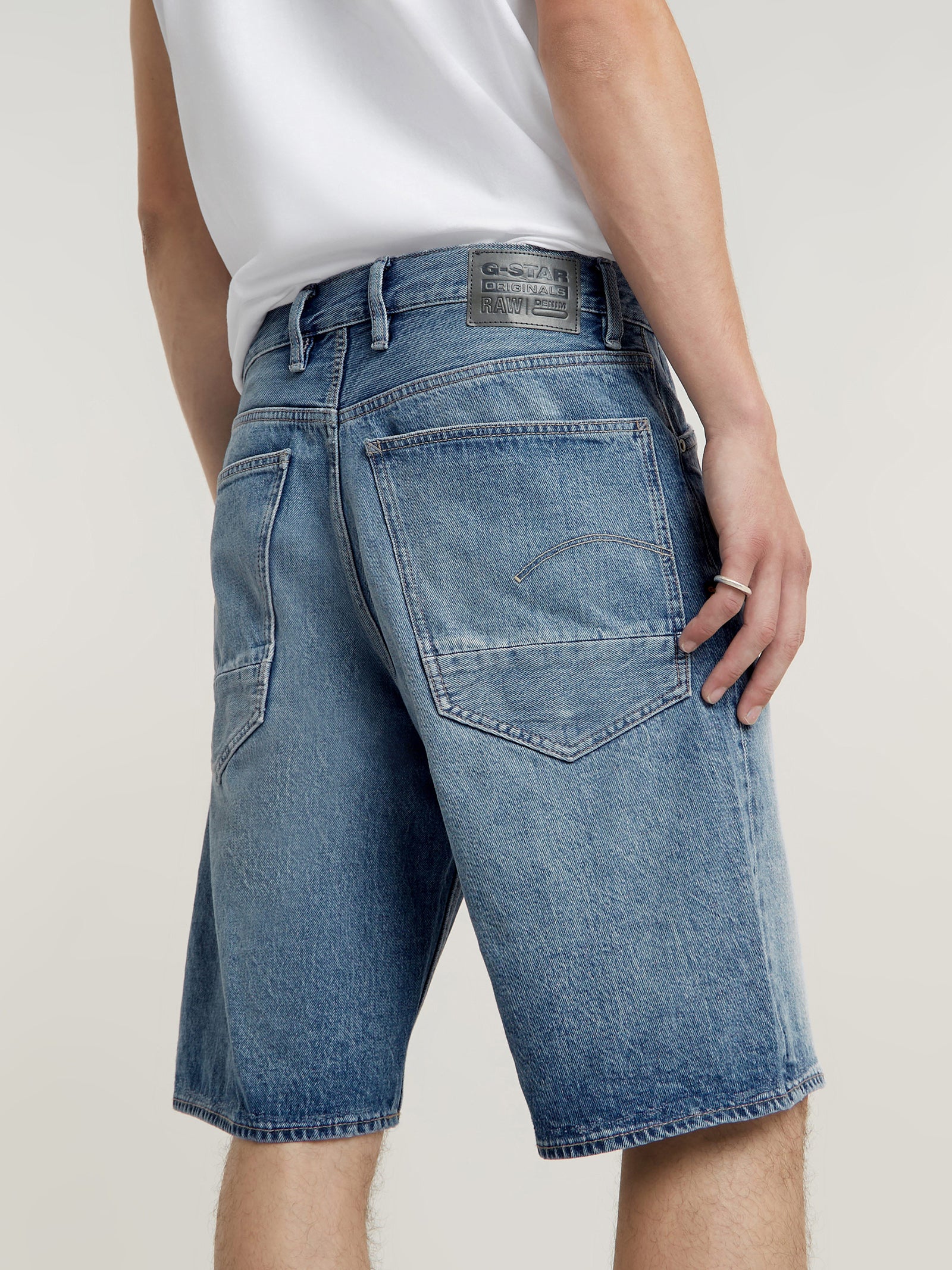 Denim Loose Shorts - Image 5